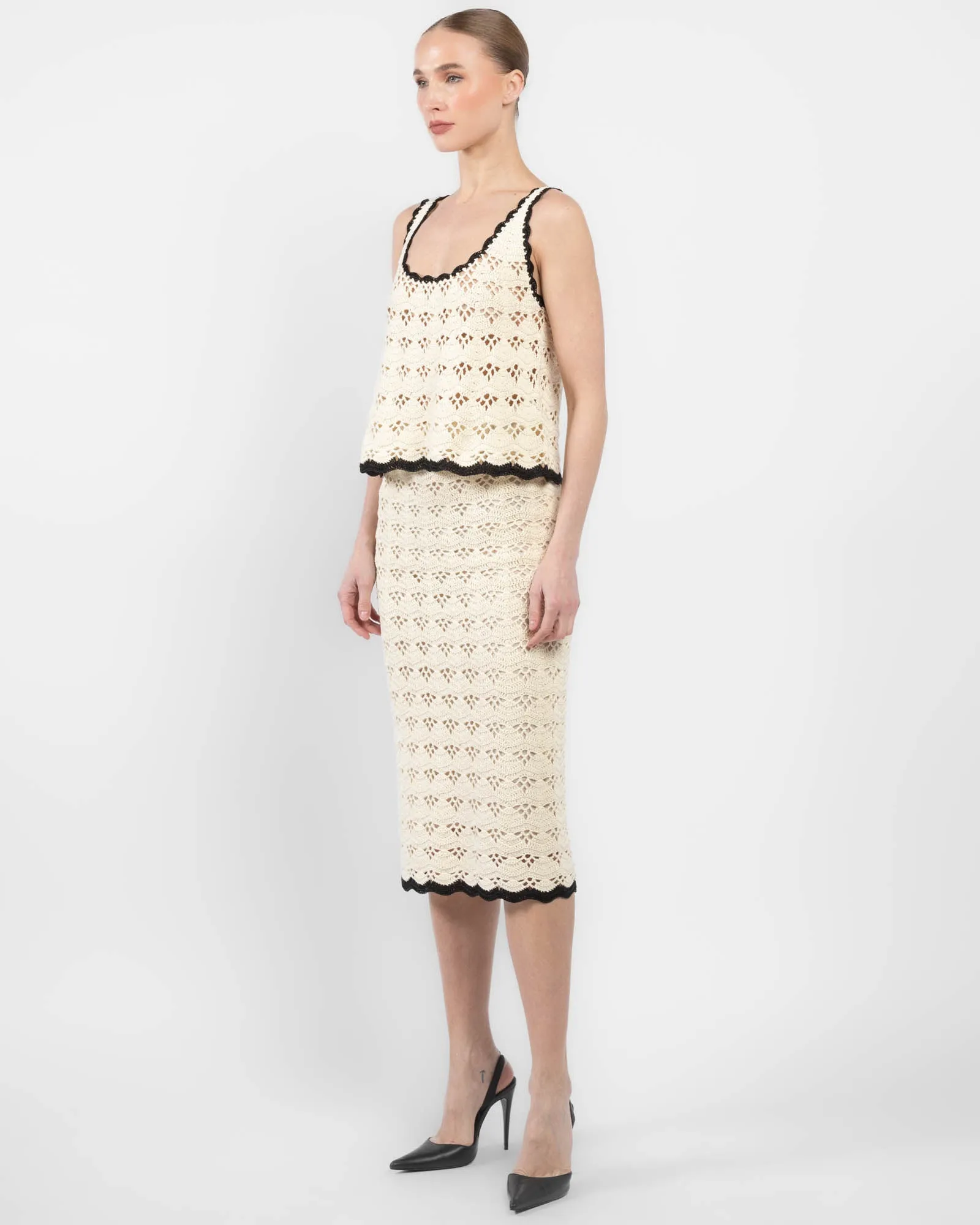 Rhiannon Crochet Tank sold by TNT Fashion product image thumbnail 4