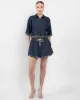 Rhiannon Fringe Denim Shorts sold by TNT Fashion