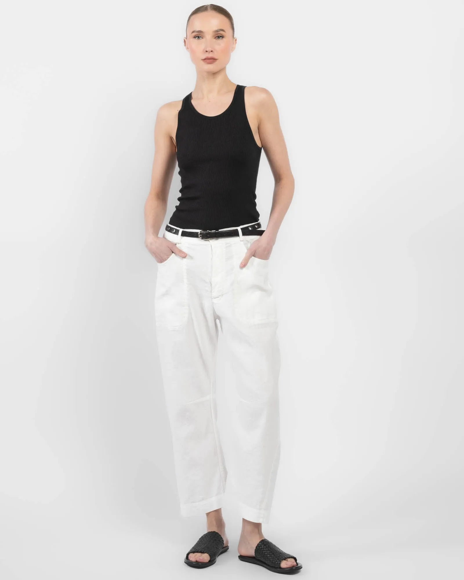 Curved Leg Pants sold by TNT Fashion product image thumbnail 2