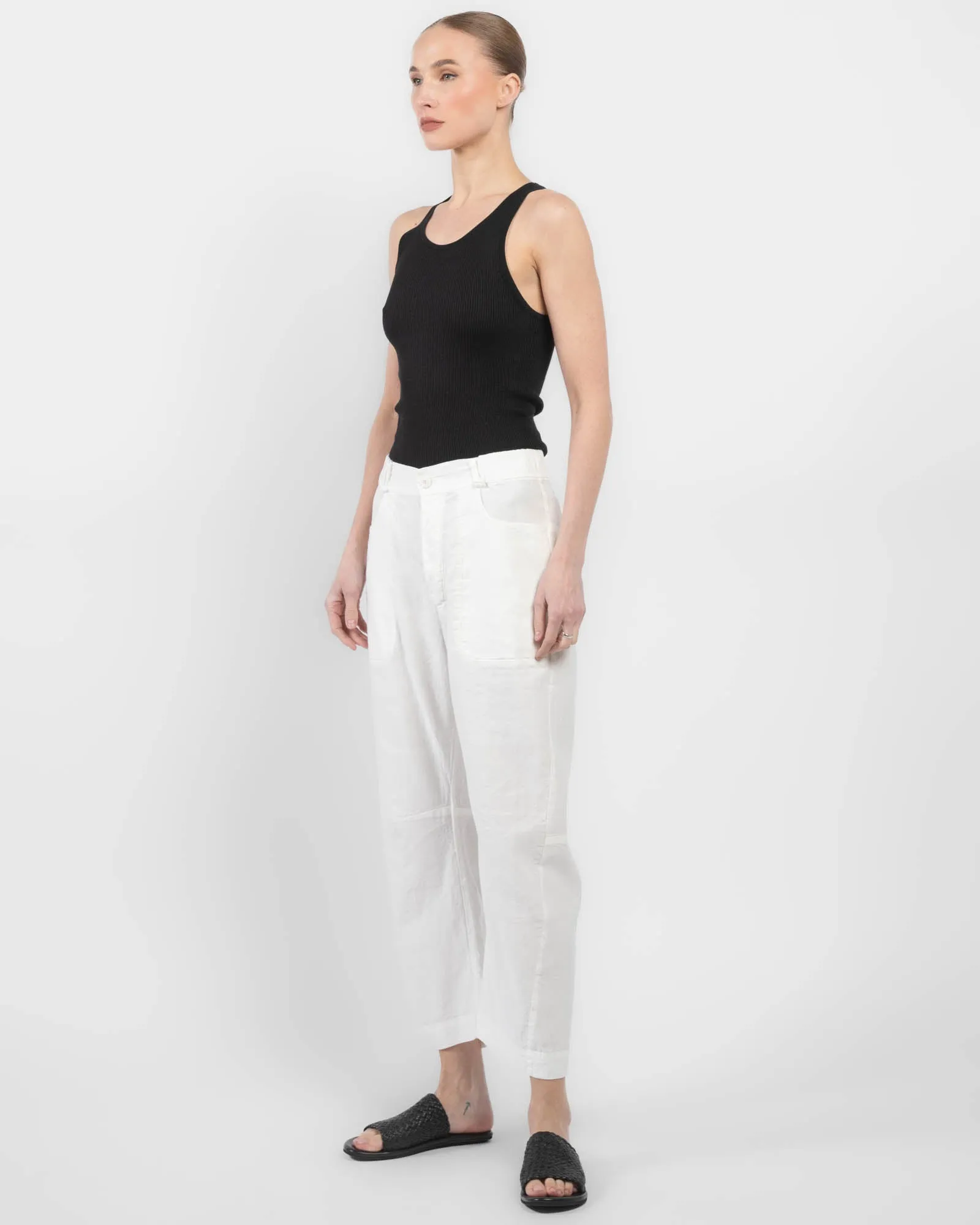 Curved Leg Pants sold by TNT Fashion product image thumbnail 4