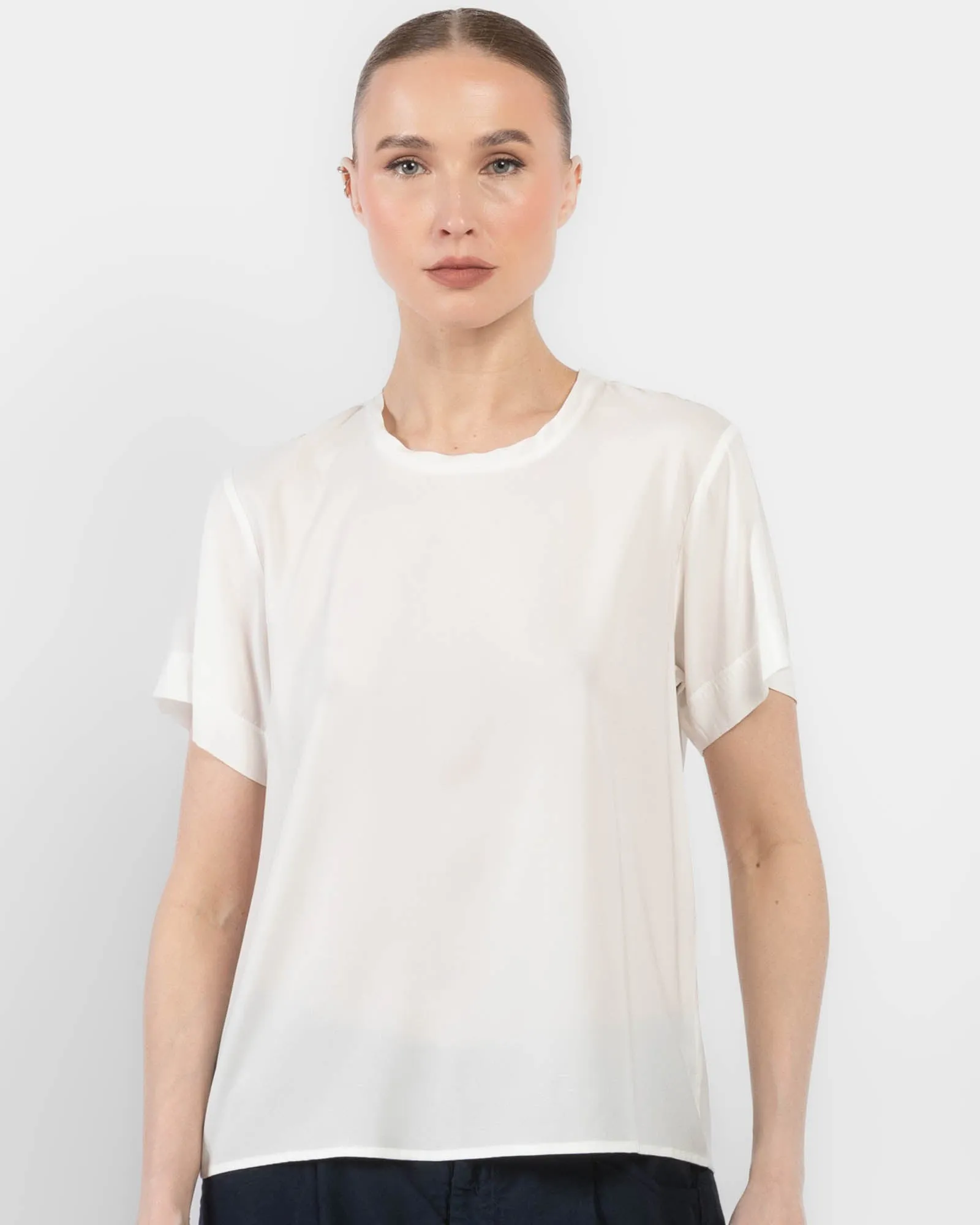 Silk Stretch T-Shirt sold by TNT Fashion