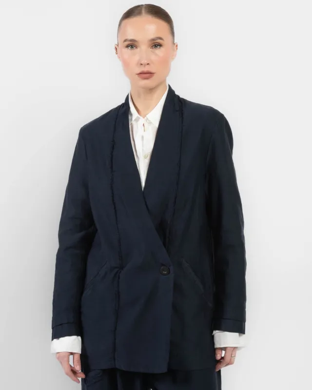 Mixed Double-Breasted Jacket sold by TNT Fashion