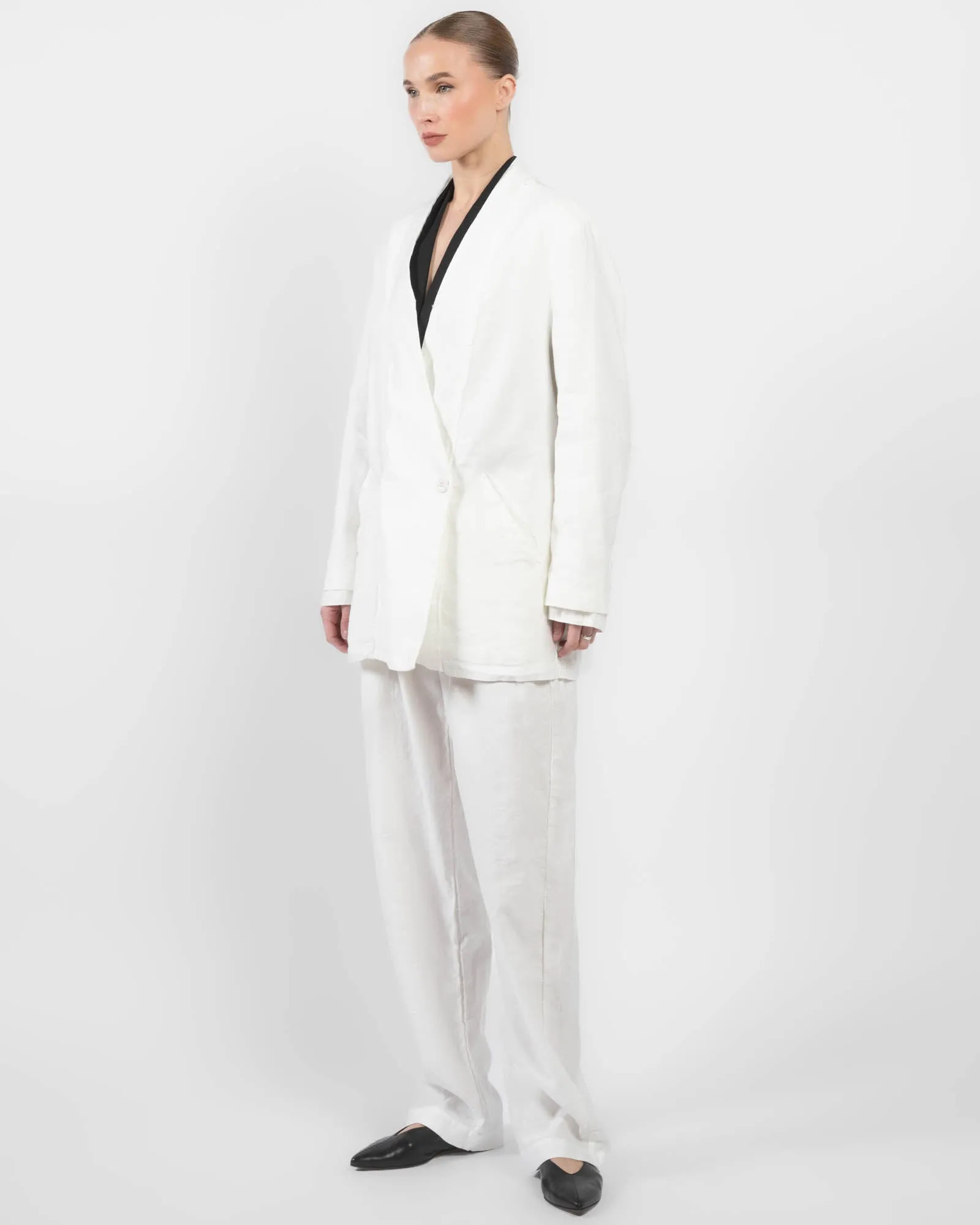 Mixed Double-Breasted Jacket sold by TNT Fashion product image thumbnail 4