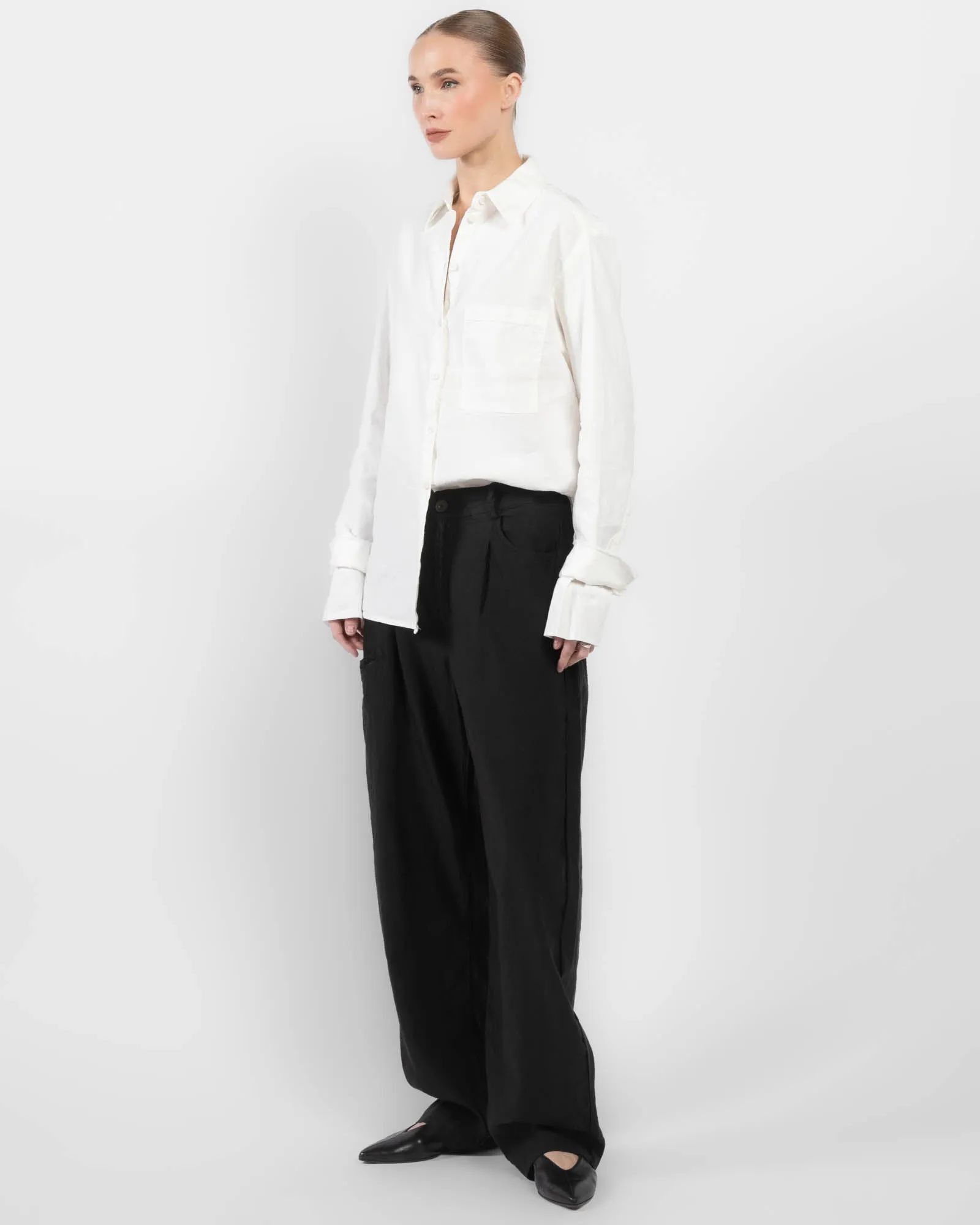 Double Cuff Mixed Shirt sold by TNT Fashion product image thumbnail 4