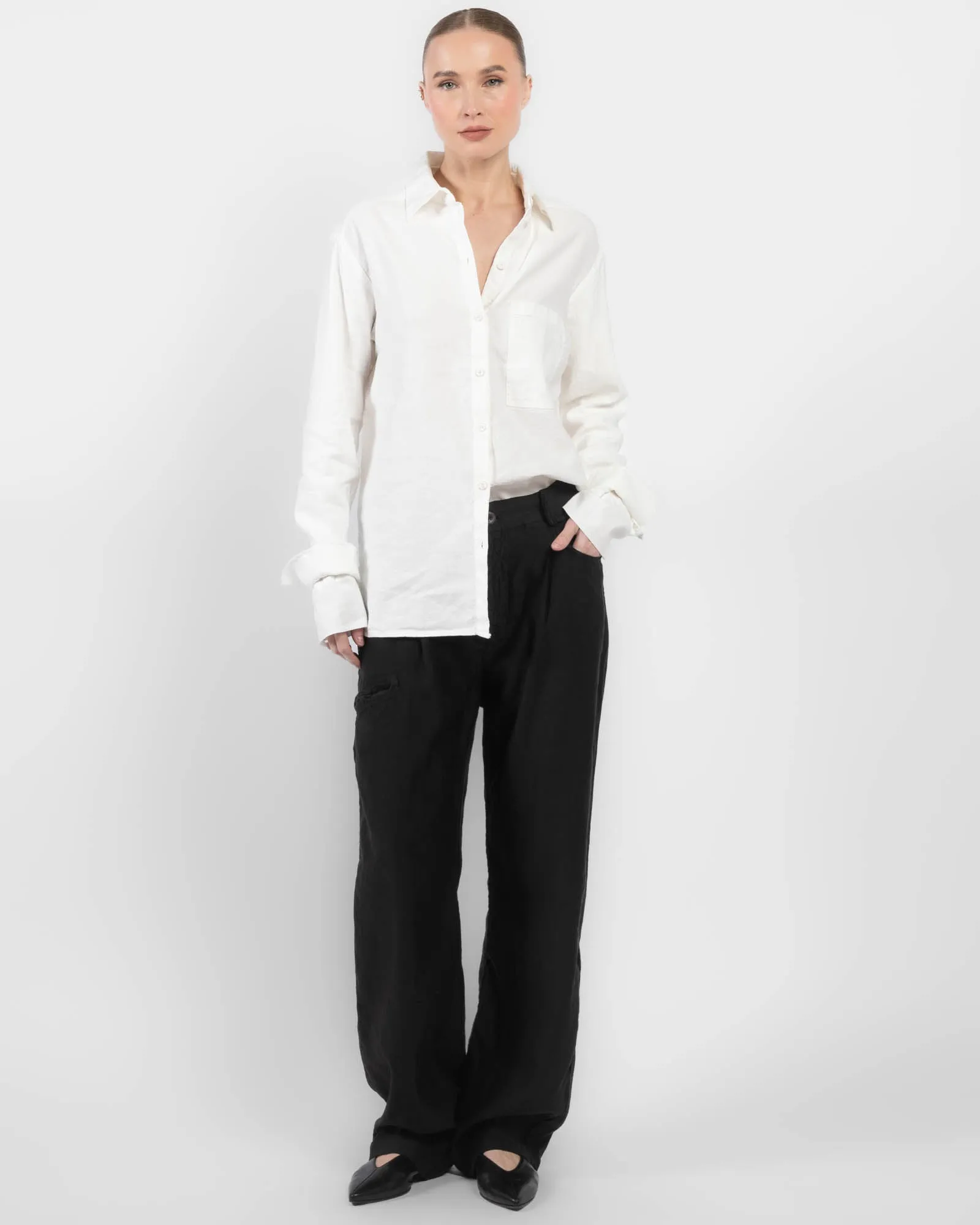 Double Cuff Mixed Shirt sold by TNT Fashion product image thumbnail 2