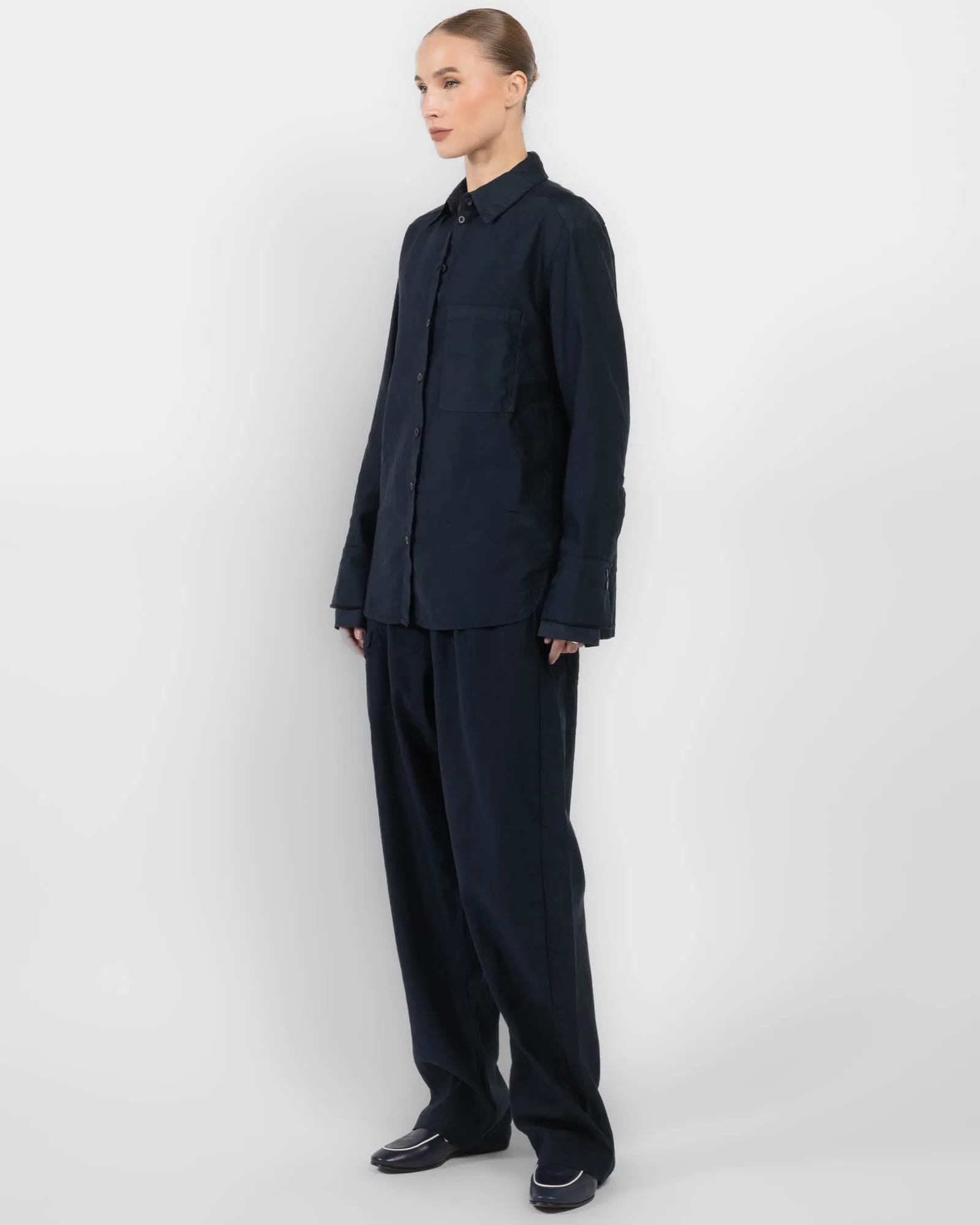 Double Cuff Mixed Shirt sold by TNT Fashion product image thumbnail 4