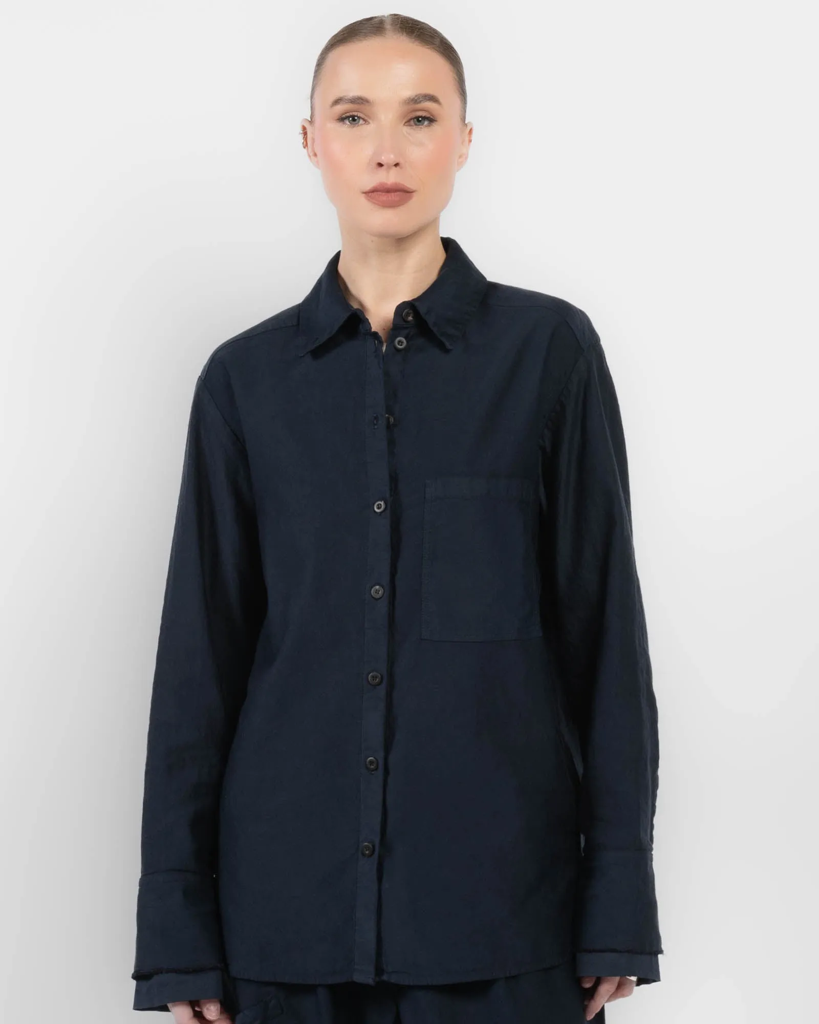 Double Cuff Mixed Shirt sold by TNT Fashion