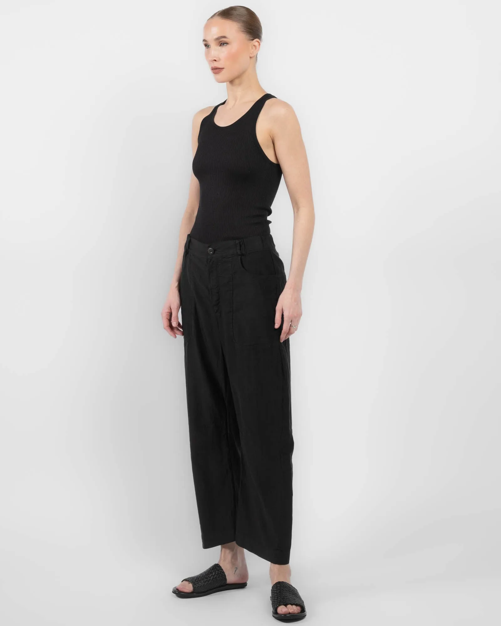 Curved Leg Pants sold by TNT Fashion product image thumbnail 4