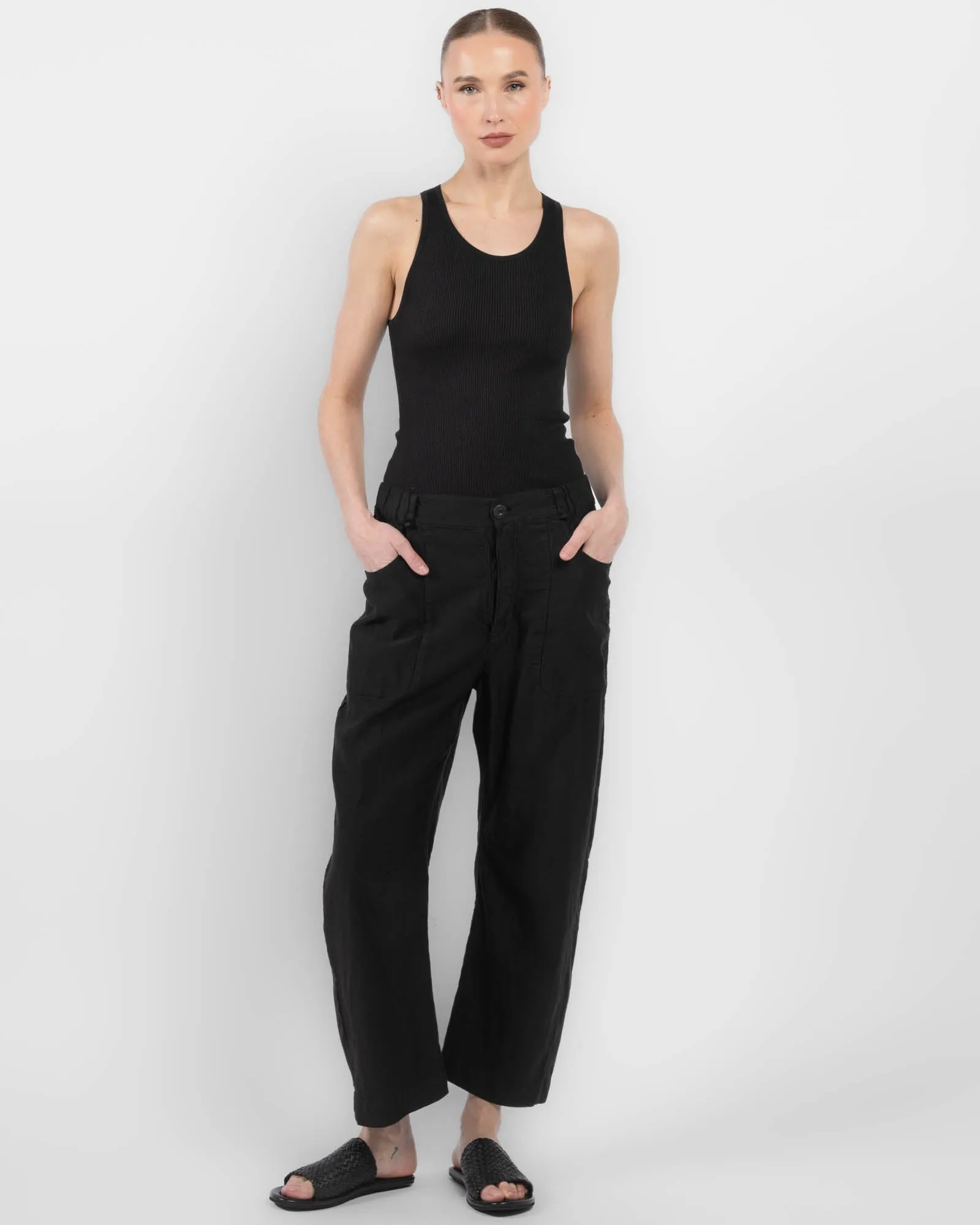 Curved Leg Pants sold by TNT Fashion product image thumbnail 2