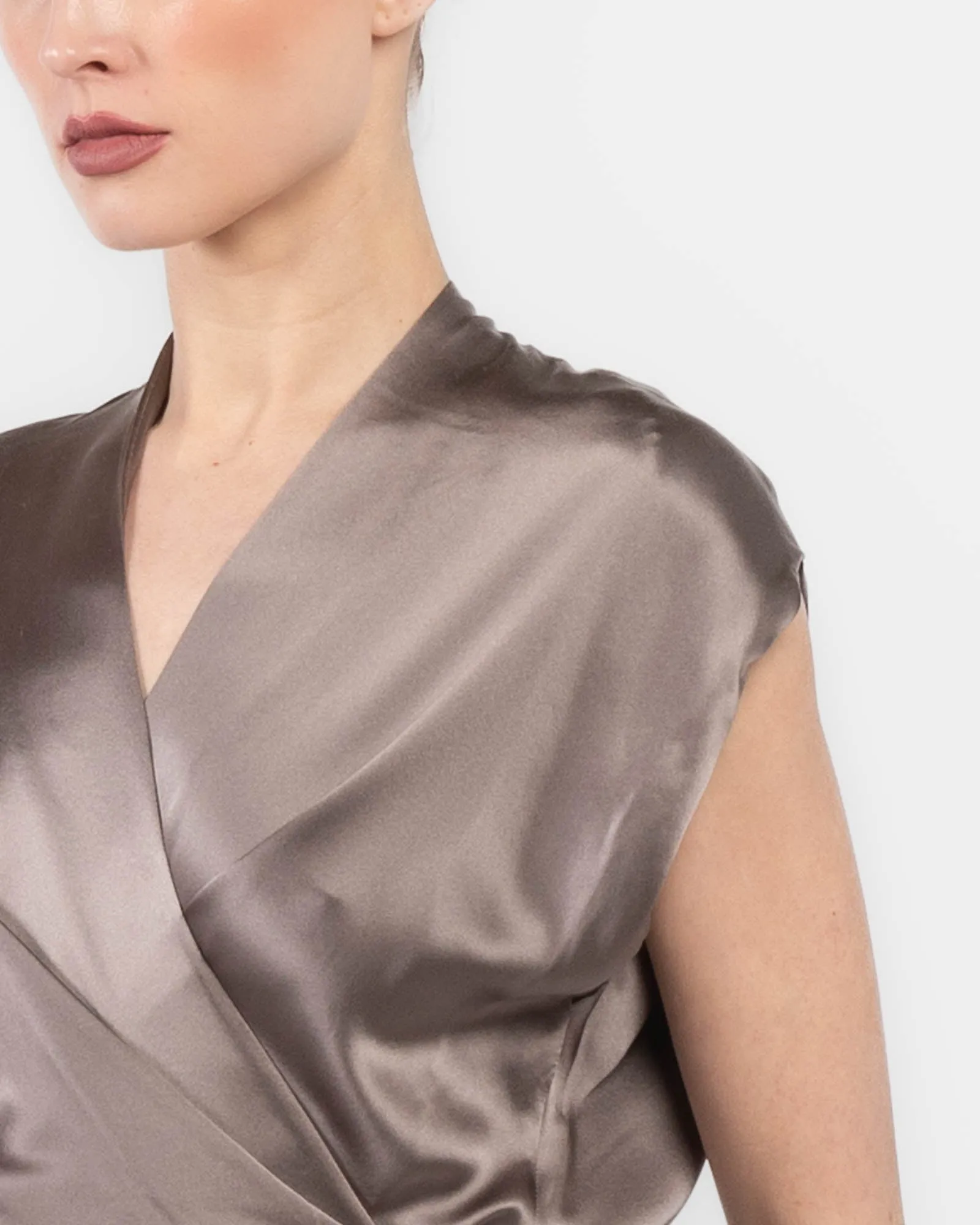 Drape Sleeve Wrap Blouse sold by TNT Fashion product image thumbnail 5