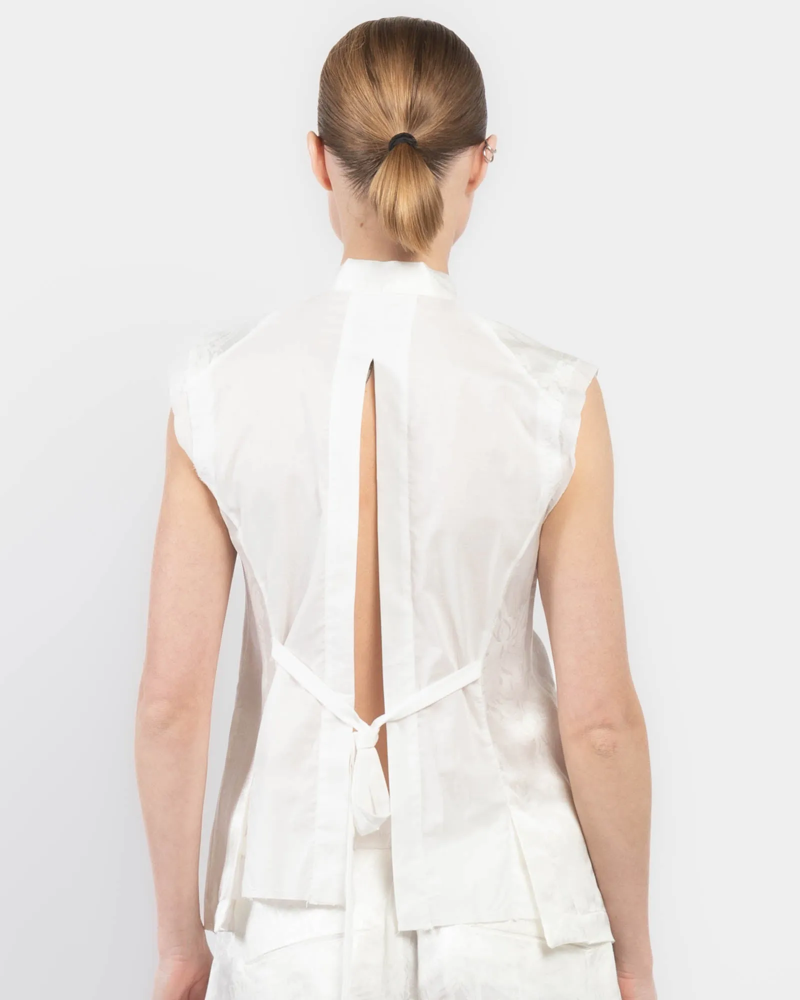 Tie Neck Gilet sold by TNT Fashion product image thumbnail 2