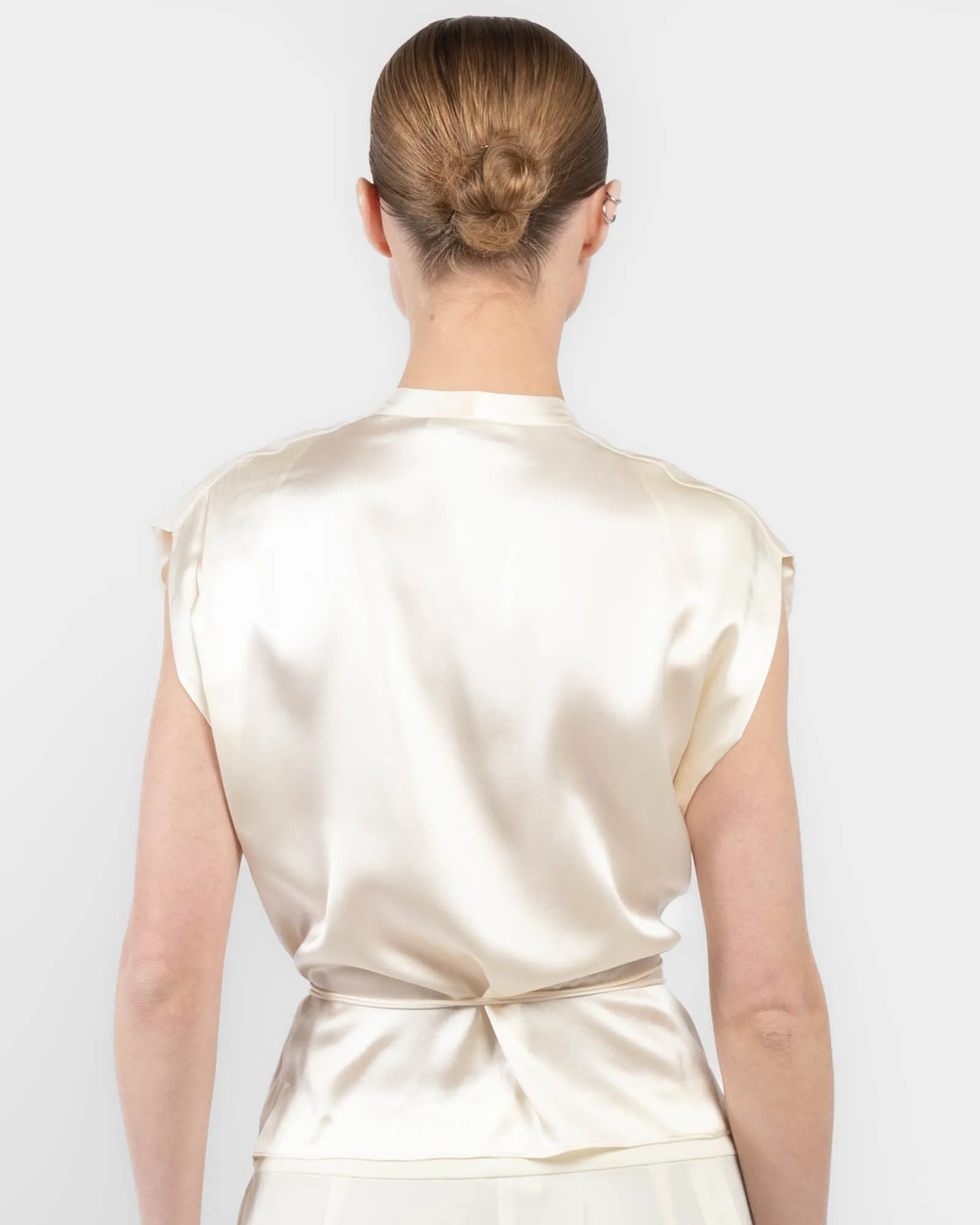 Drape Sleeve Wrap Blouse sold by TNT Fashion product image thumbnail 3