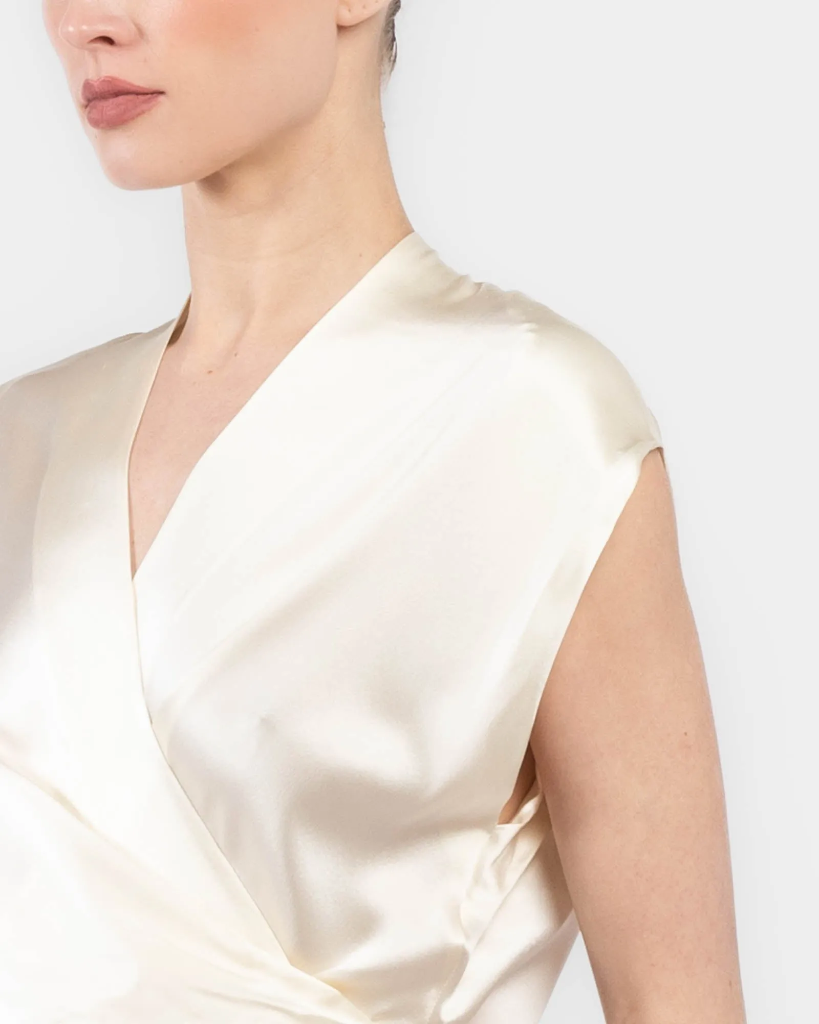 Drape Sleeve Wrap Blouse sold by TNT Fashion product image thumbnail 5