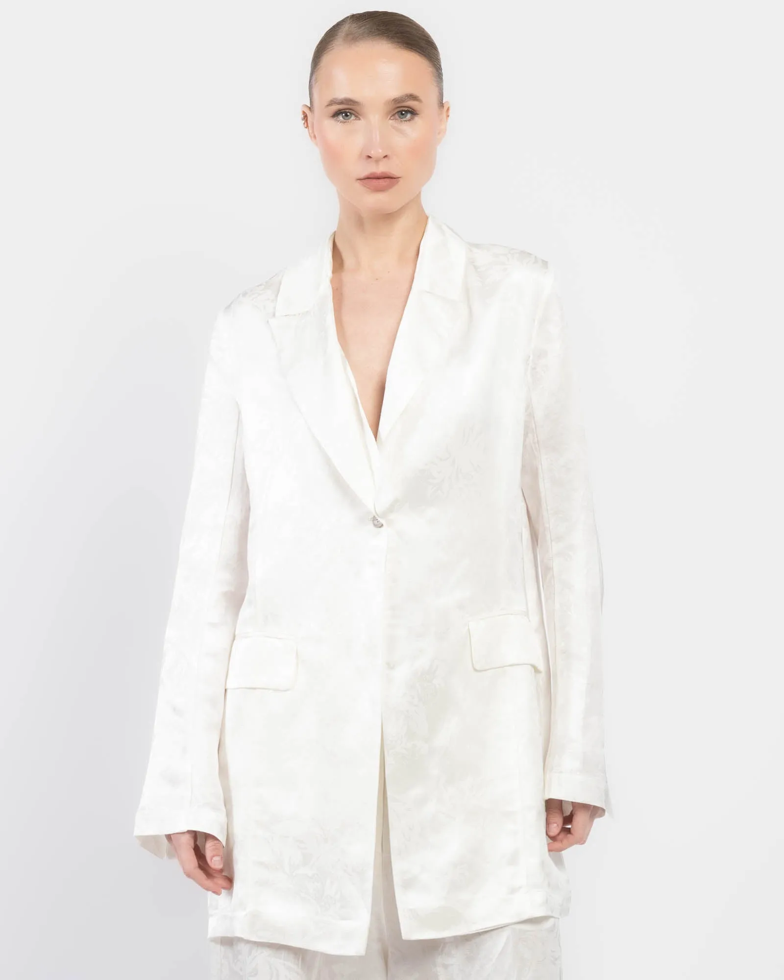 Back Tie Collar Jacket sold by TNT Fashion
