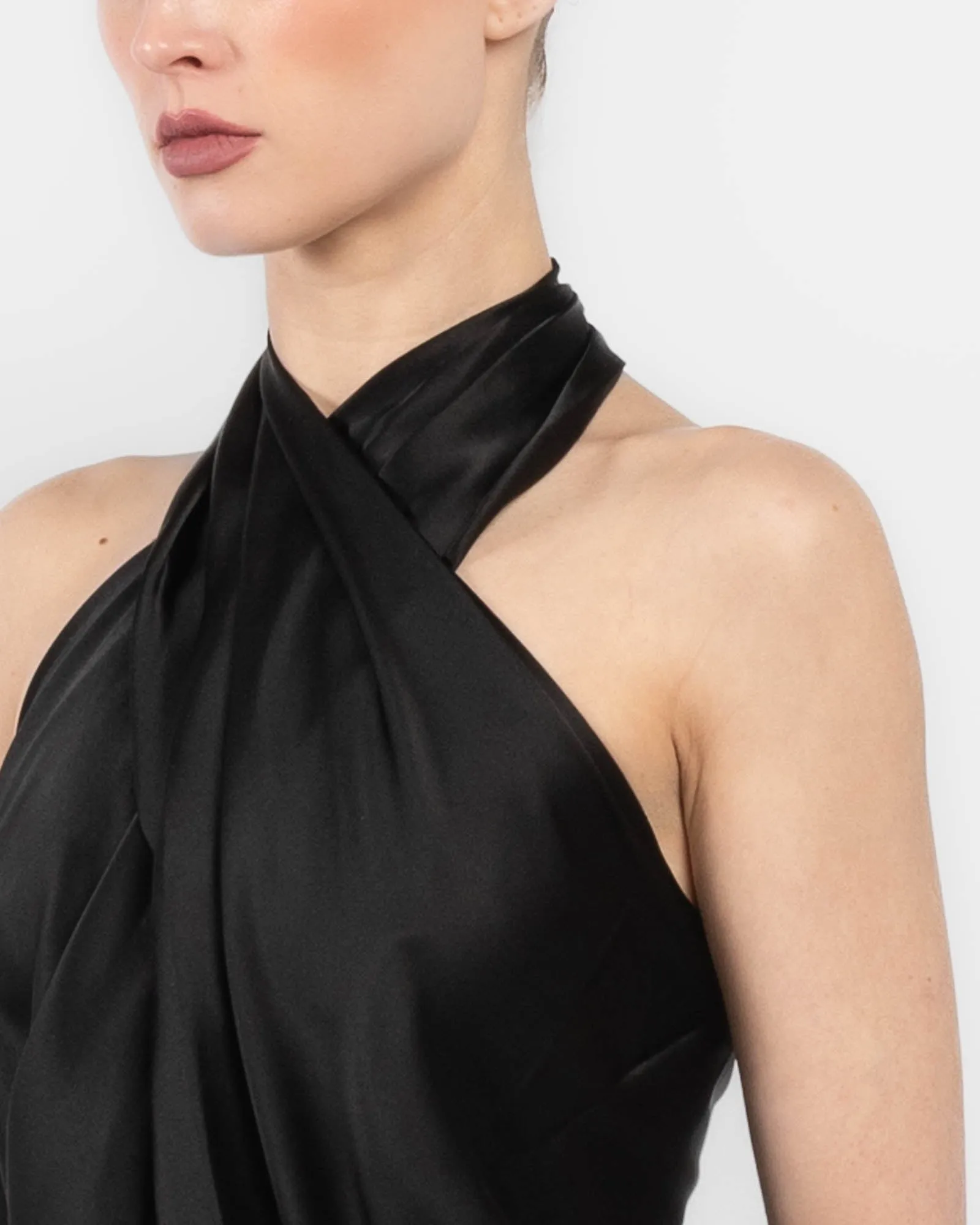 Cross Wrap Halter Top sold by TNT Fashion product image thumbnail 5