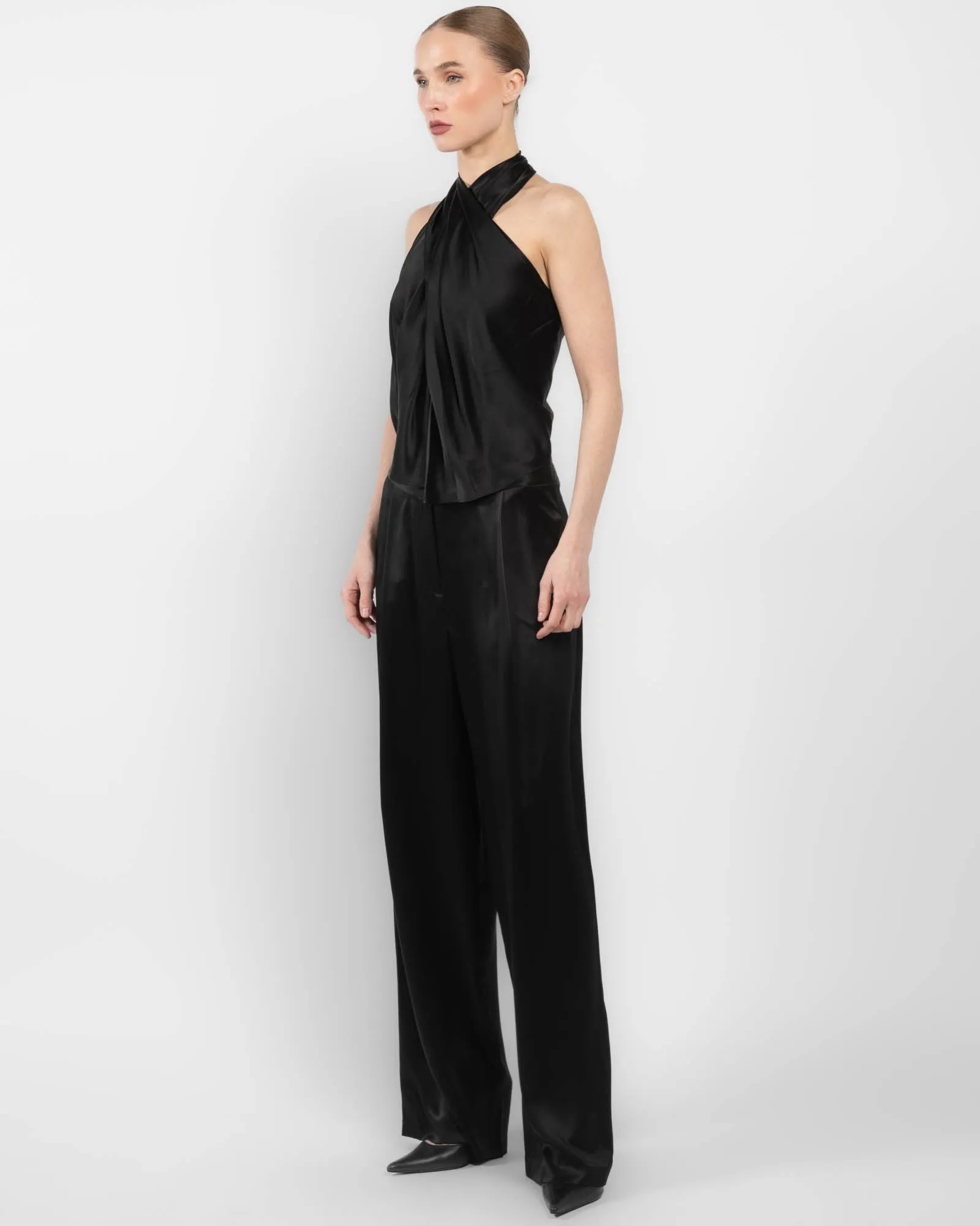 Cross Wrap Halter Top sold by TNT Fashion product image thumbnail 4