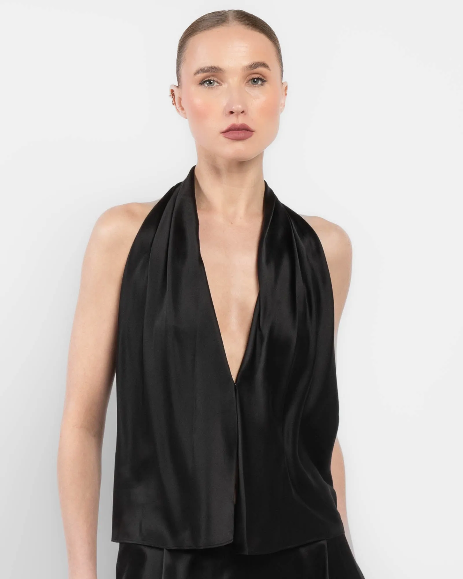 Cross Wrap Halter Top sold by TNT Fashion