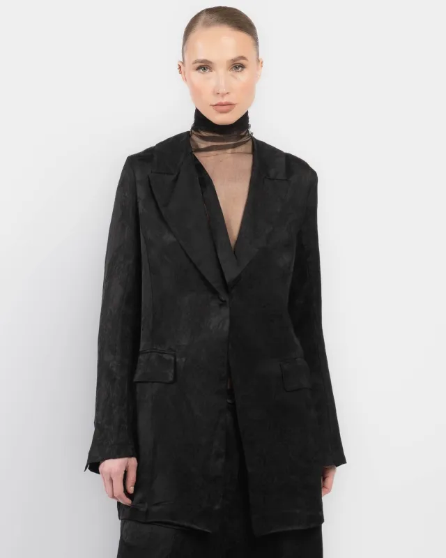 Back Tie Collar Jacket sold by TNT Fashion