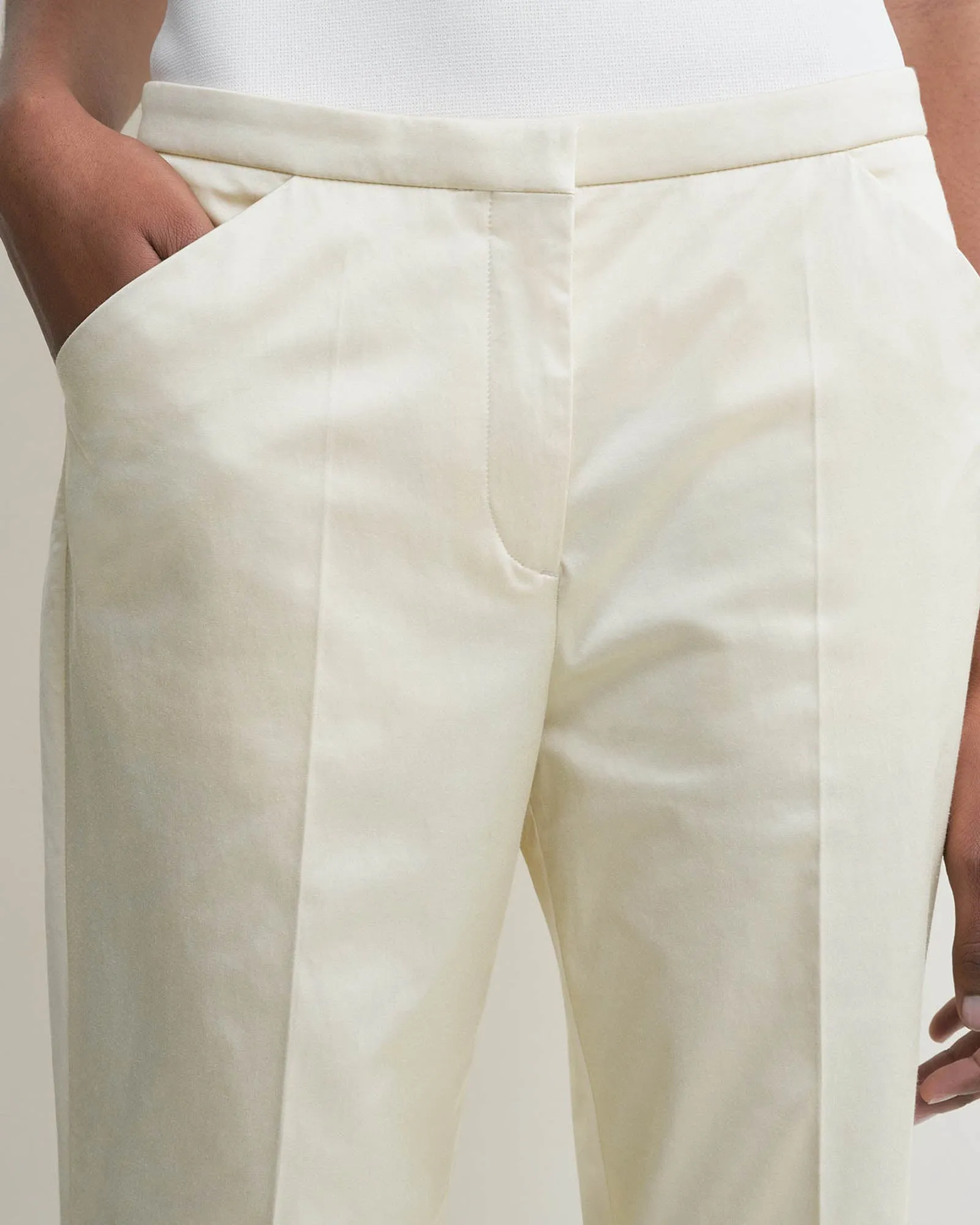 Crop Straight Trousers sold by TNT Fashion product image thumbnail 5