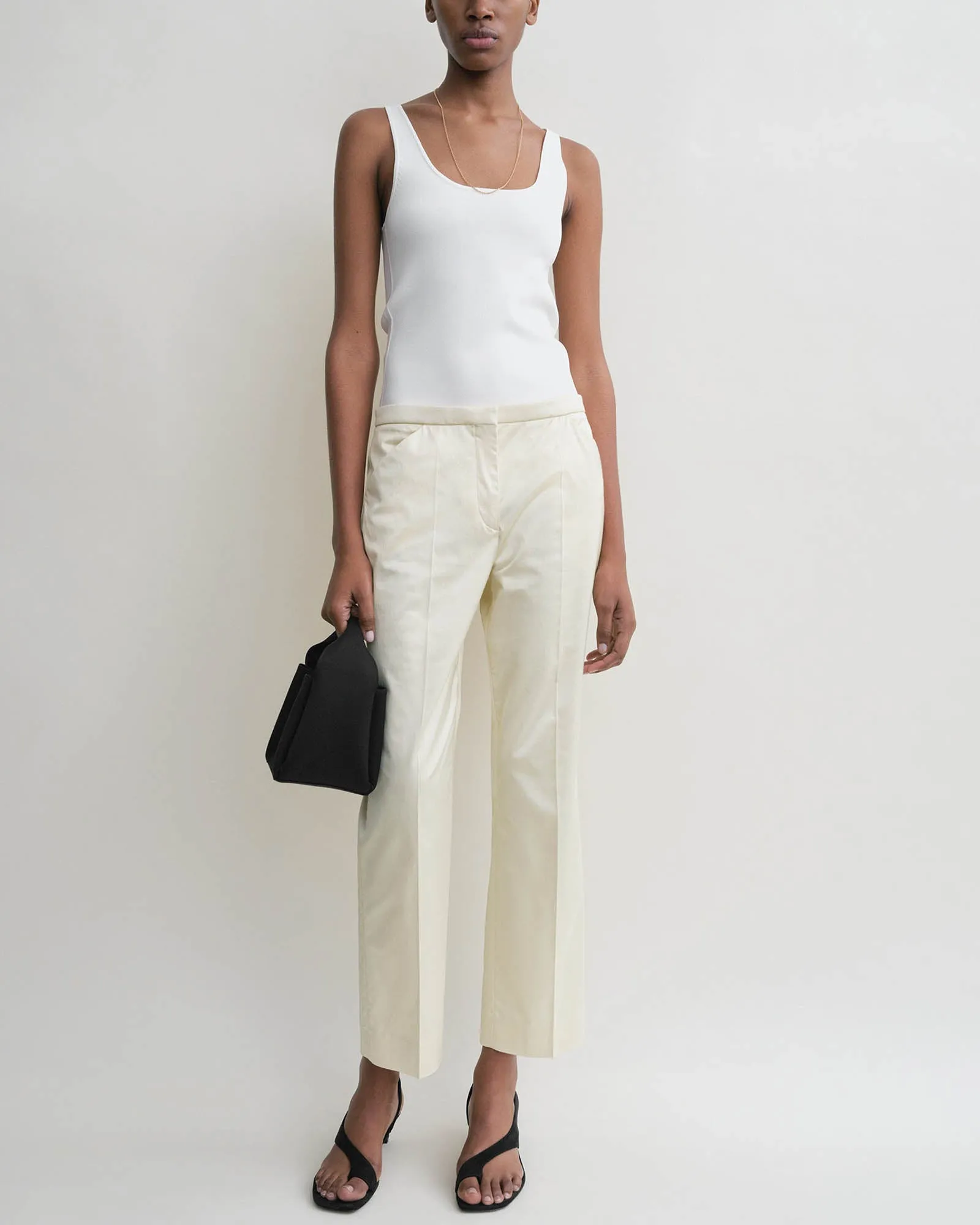 Crop Straight Trousers sold by TNT Fashion product image thumbnail 2