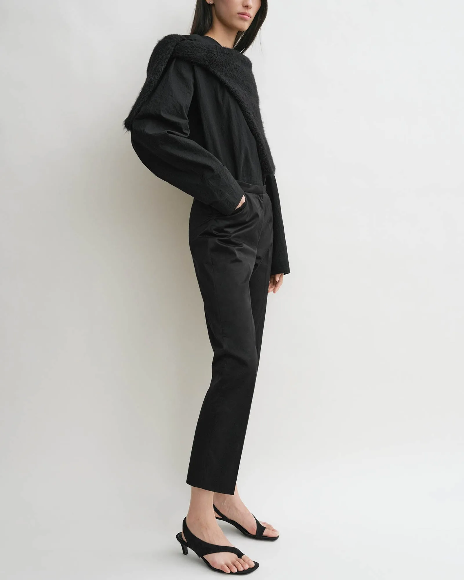 Crop Straight Trousers sold by TNT Fashion product image thumbnail 4