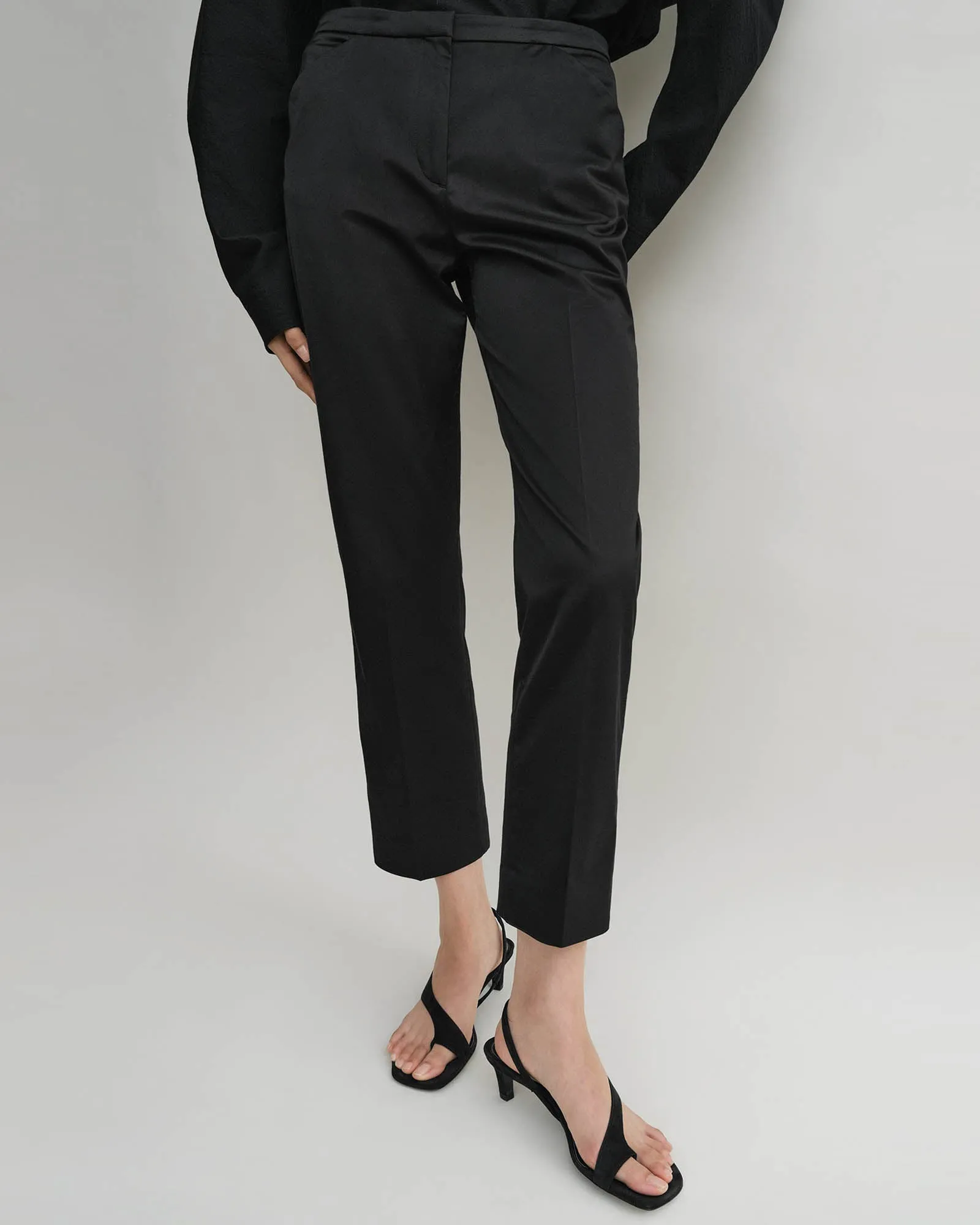 Crop Straight Trousers sold by TNT Fashion
