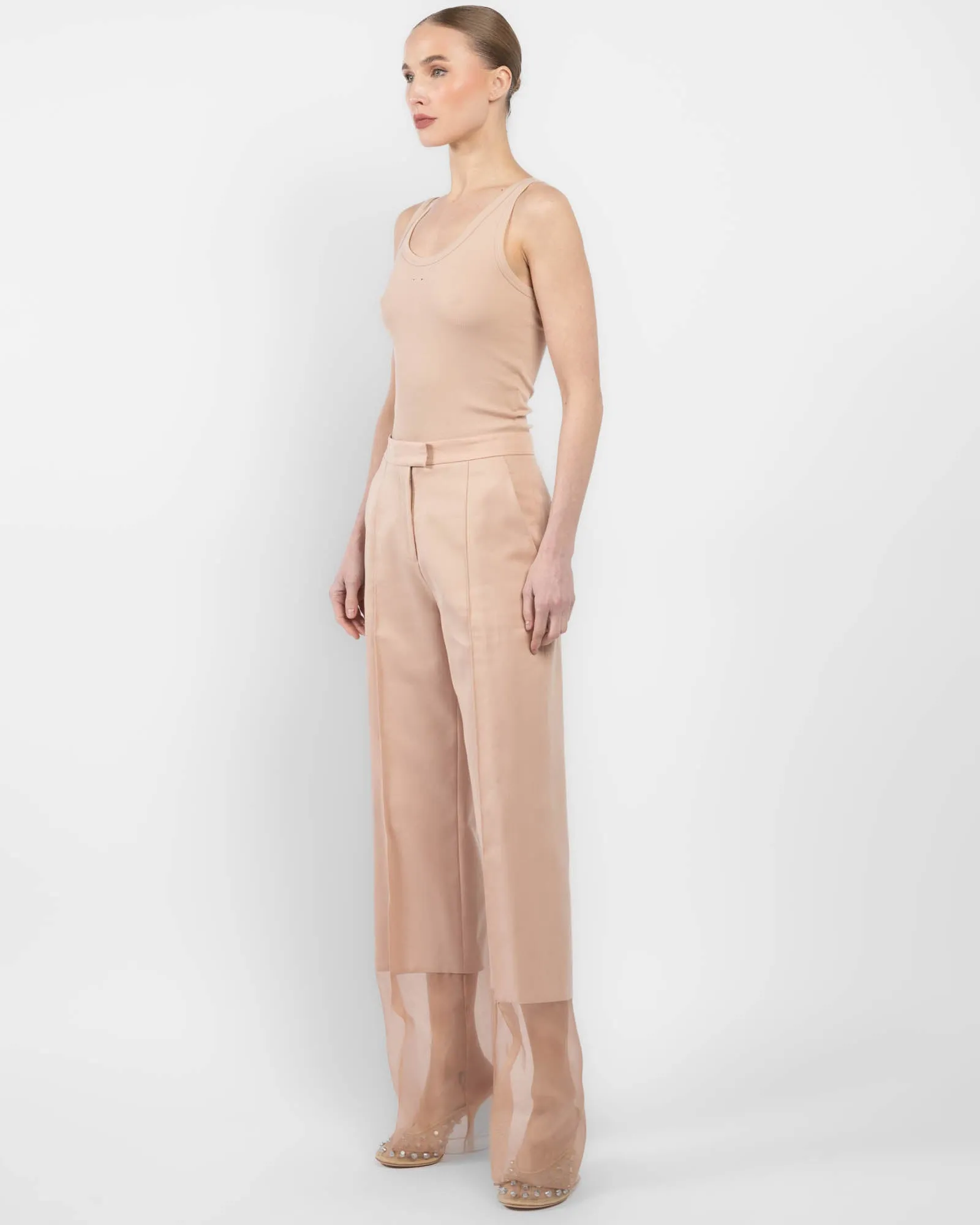 Sheer Hem Pants sold by TNT Fashion product image thumbnail 4
