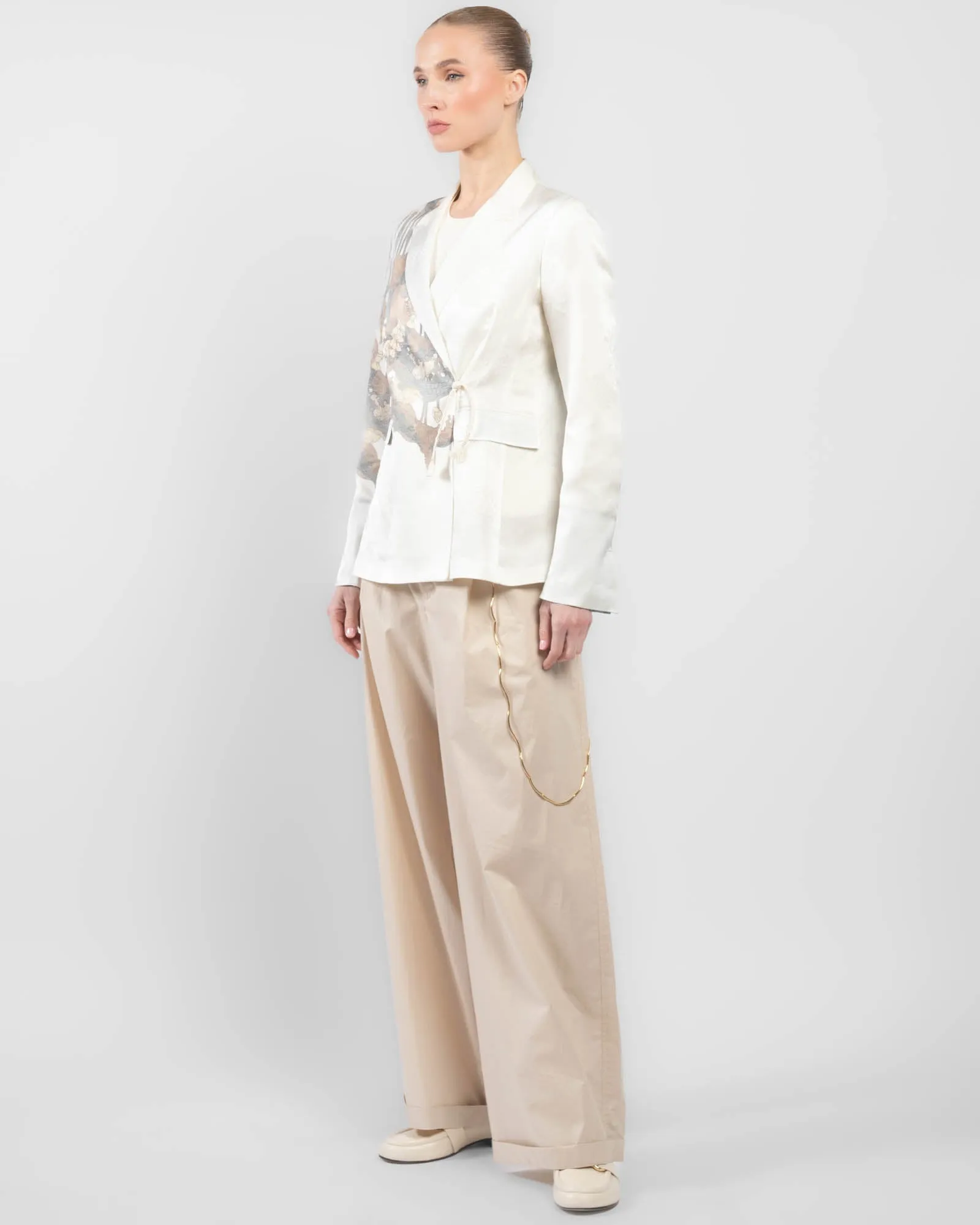 Double-Breasted Traditional Kimono Jacket sold by TNT Fashion product image thumbnail 4