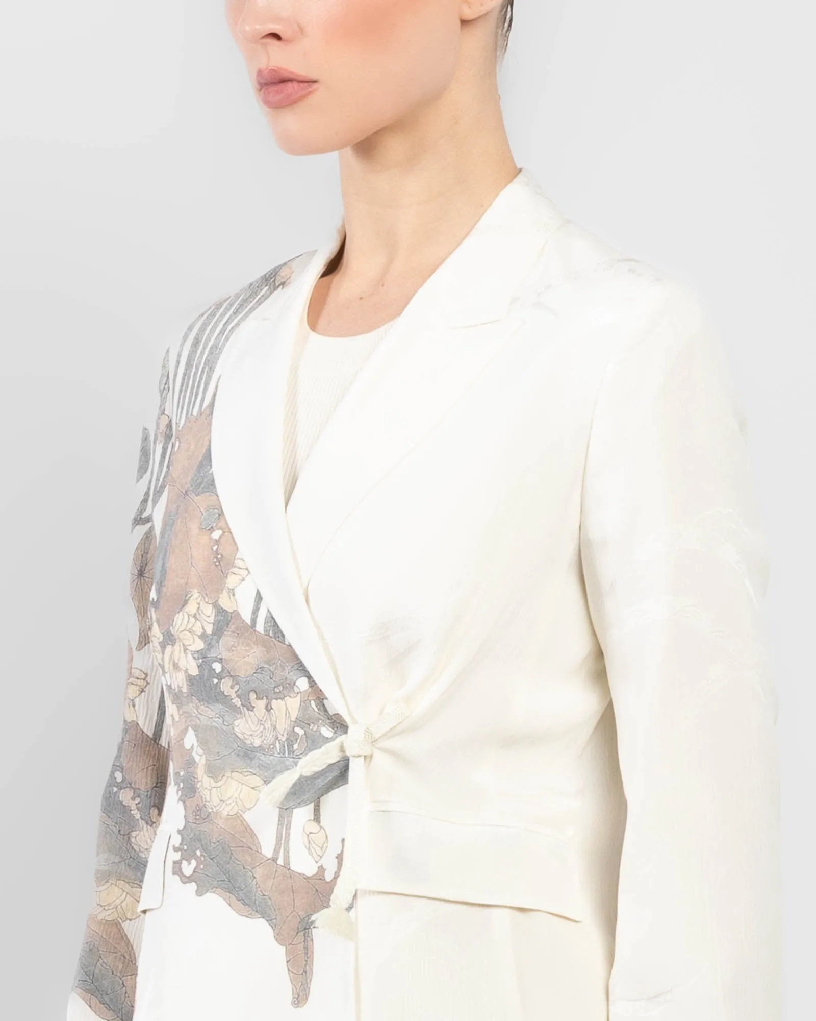 Double-Breasted Traditional Kimono Jacket sold by TNT Fashion product image thumbnail 5