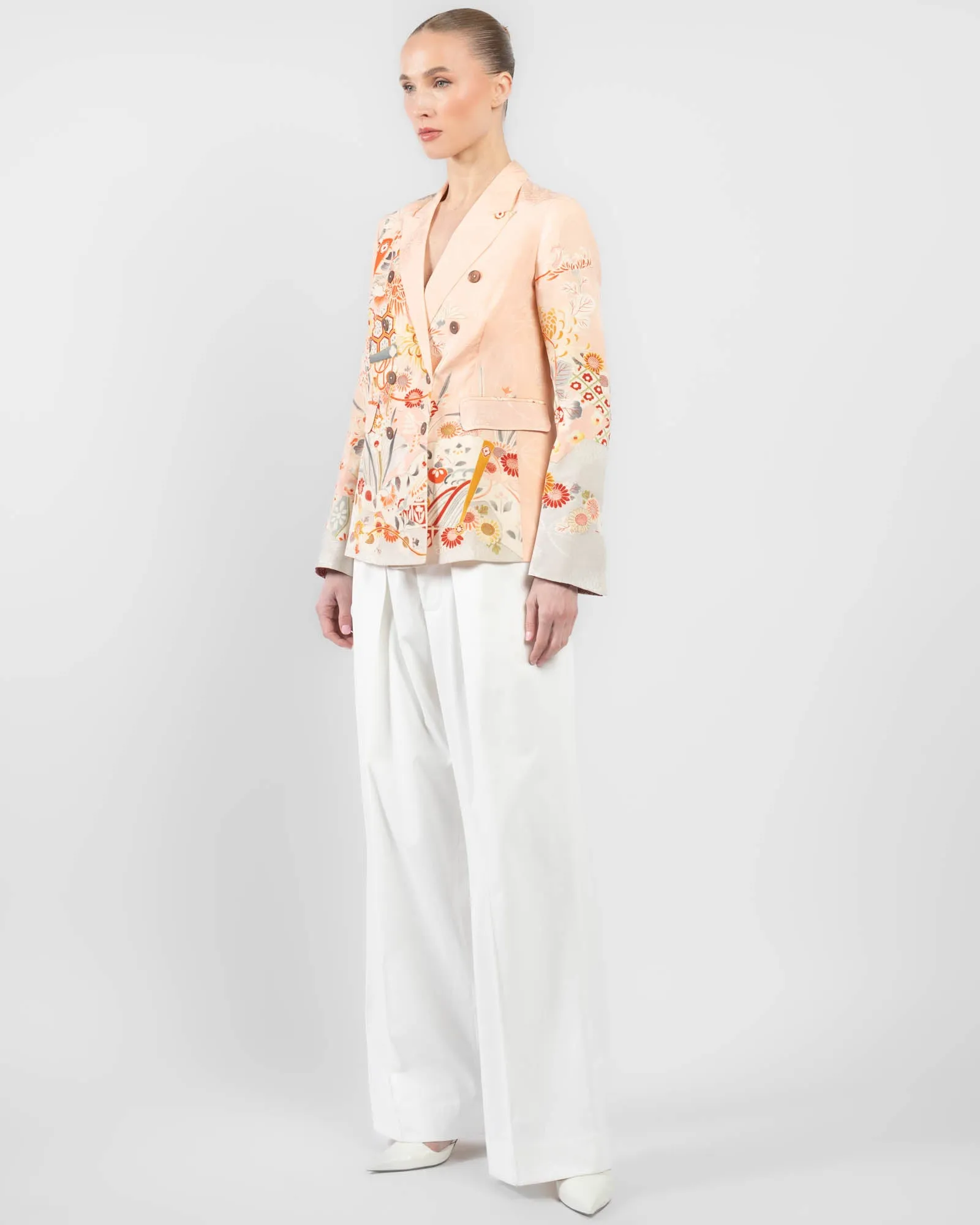 Double-Breasted Traditional Kimono Jacket sold by TNT Fashion product image thumbnail 4