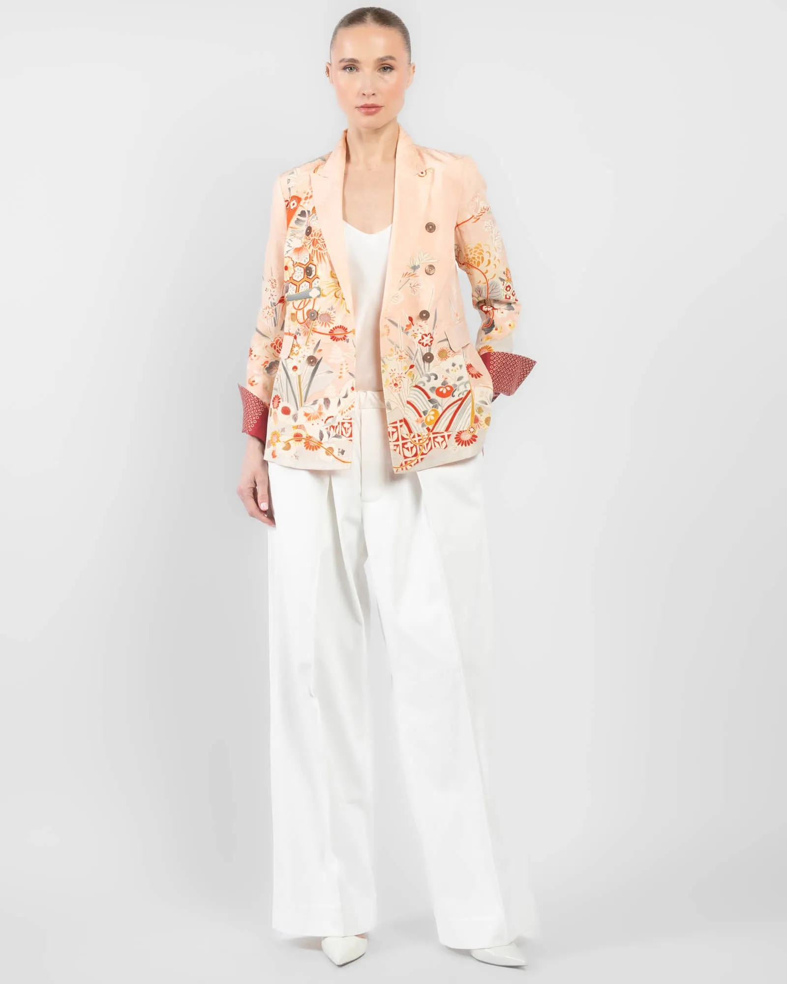 Double-Breasted Traditional Kimono Jacket sold by TNT Fashion product image thumbnail 3