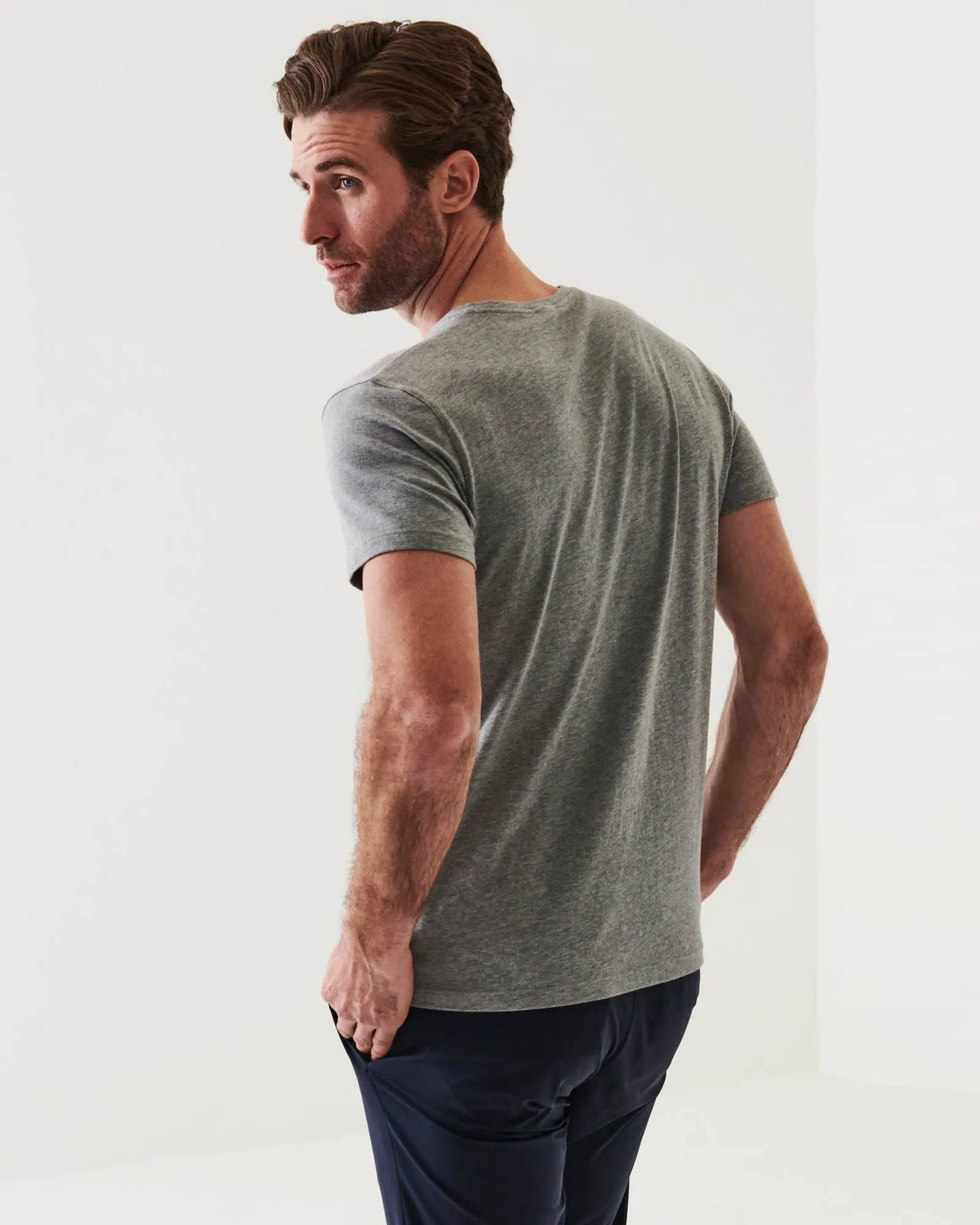 Iconic V-Neck T-Shirt sold by TNT Fashion product image thumbnail 4