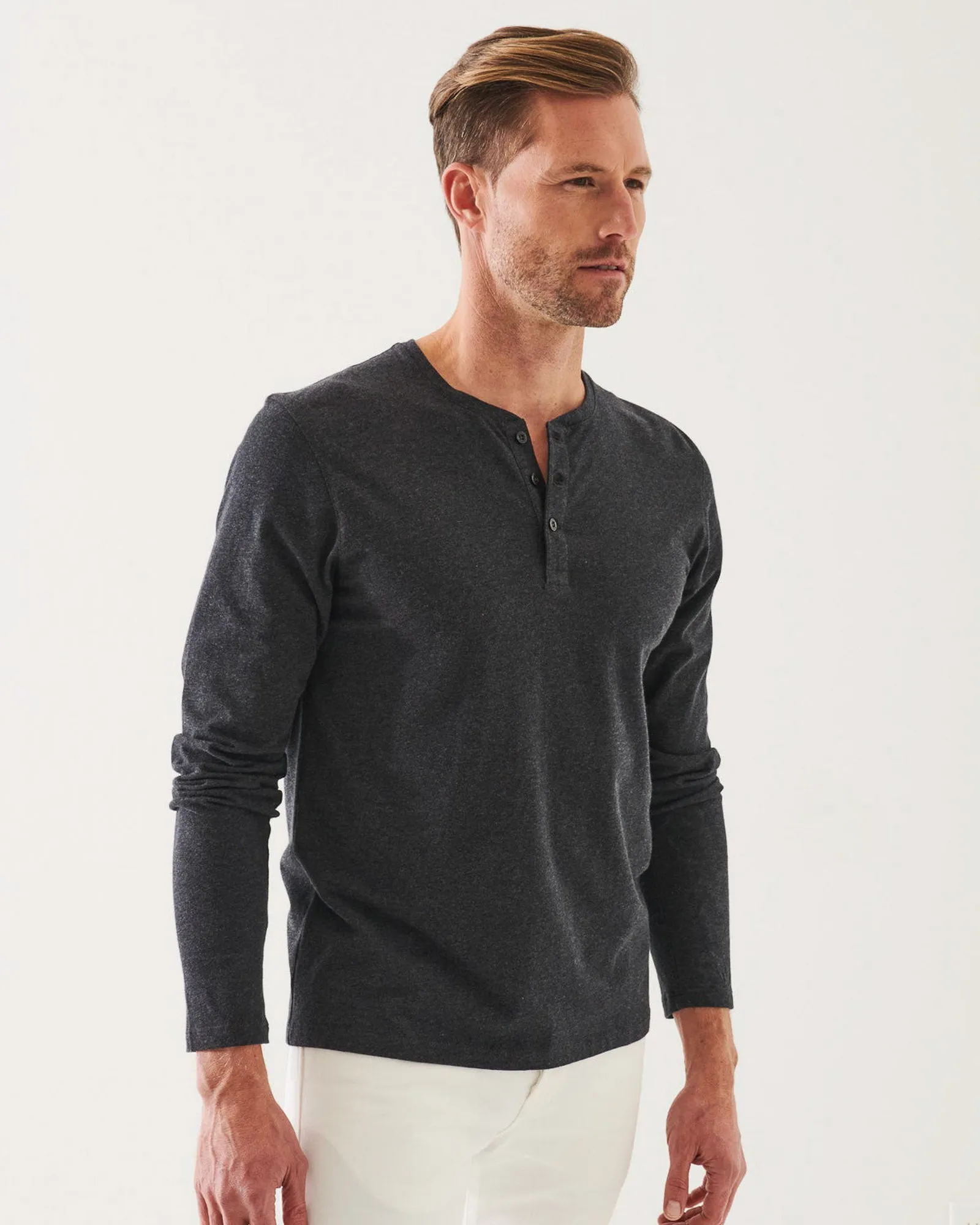 Long Sleeve Henley Shirt sold by TNT Fashion product image thumbnail 3