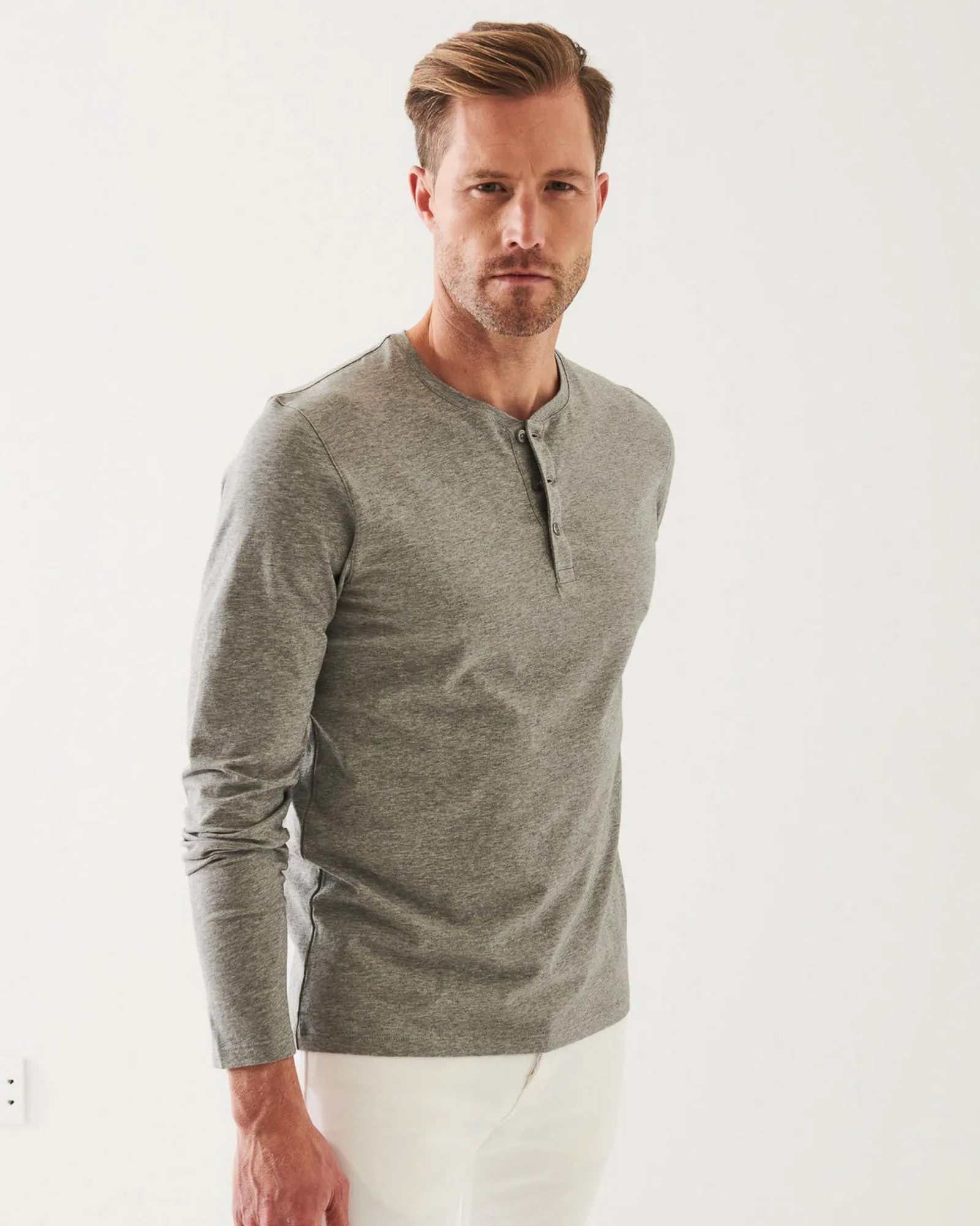 Long Sleeve Henley Shirt sold by TNT Fashion product image thumbnail 3