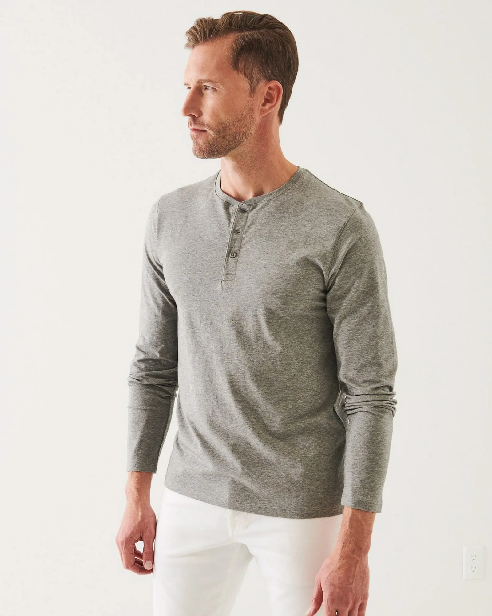 Long Sleeve Henley Shirt sold by TNT Fashion product image thumbnail 4