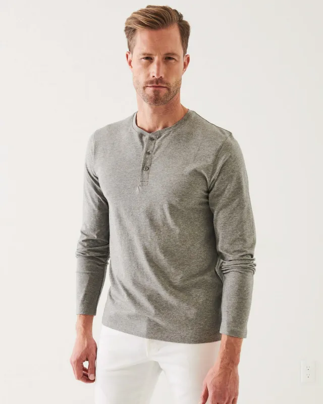 Long Sleeve Henley Shirt sold by TNT Fashion