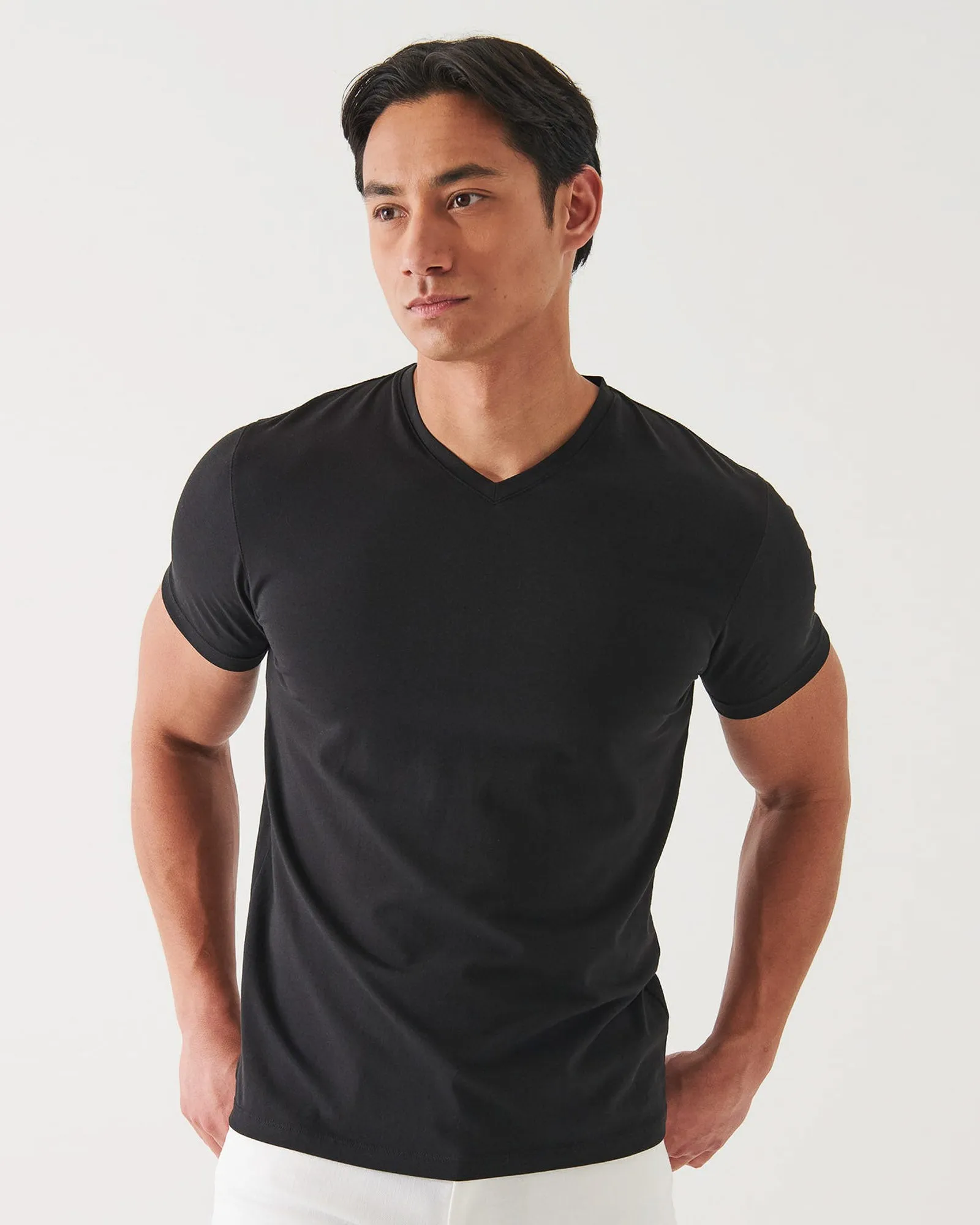 Iconic V-Neck T-Shirt sold by TNT Fashion product image thumbnail 3