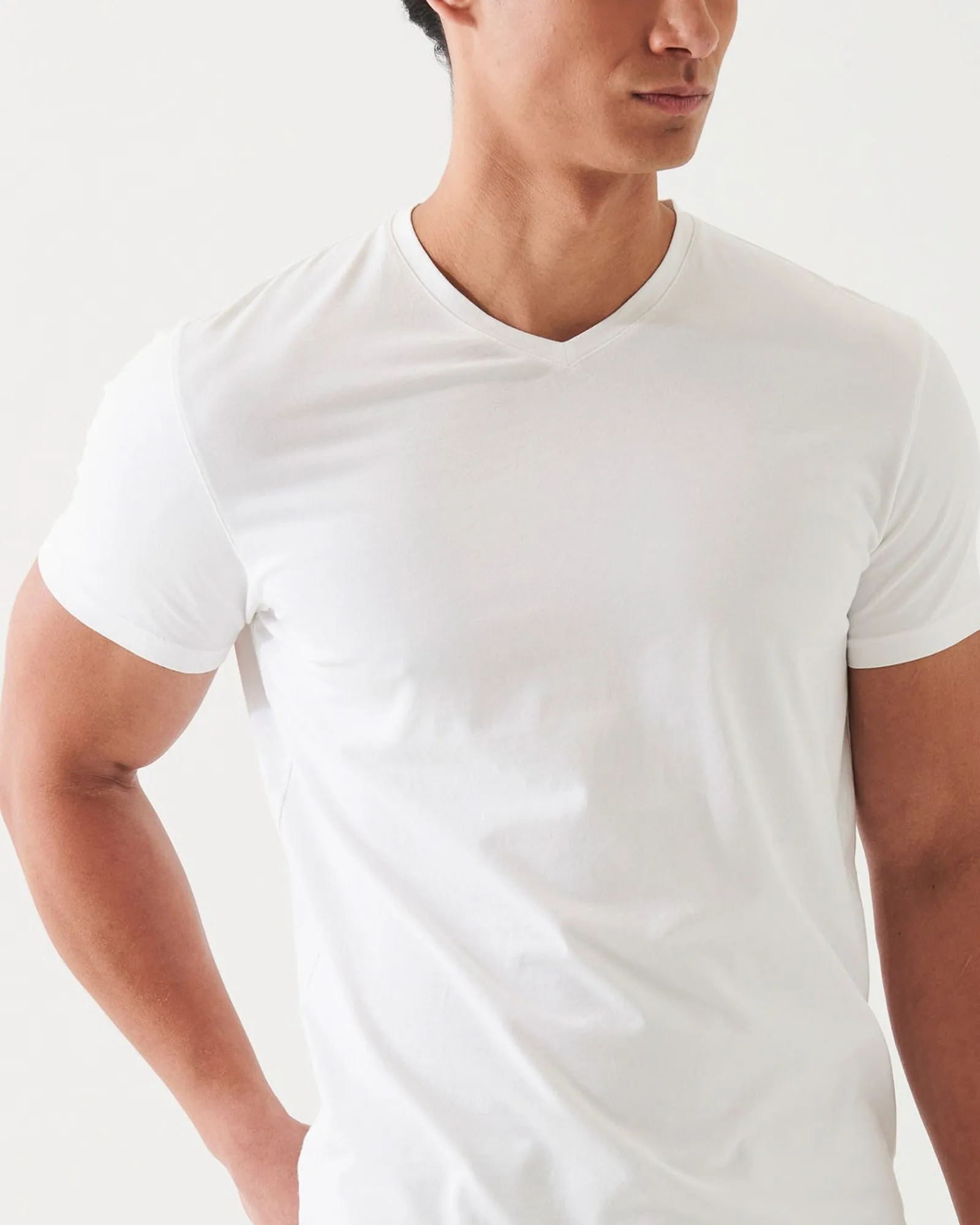 Iconic V-Neck T-Shirt sold by TNT Fashion product image thumbnail 2