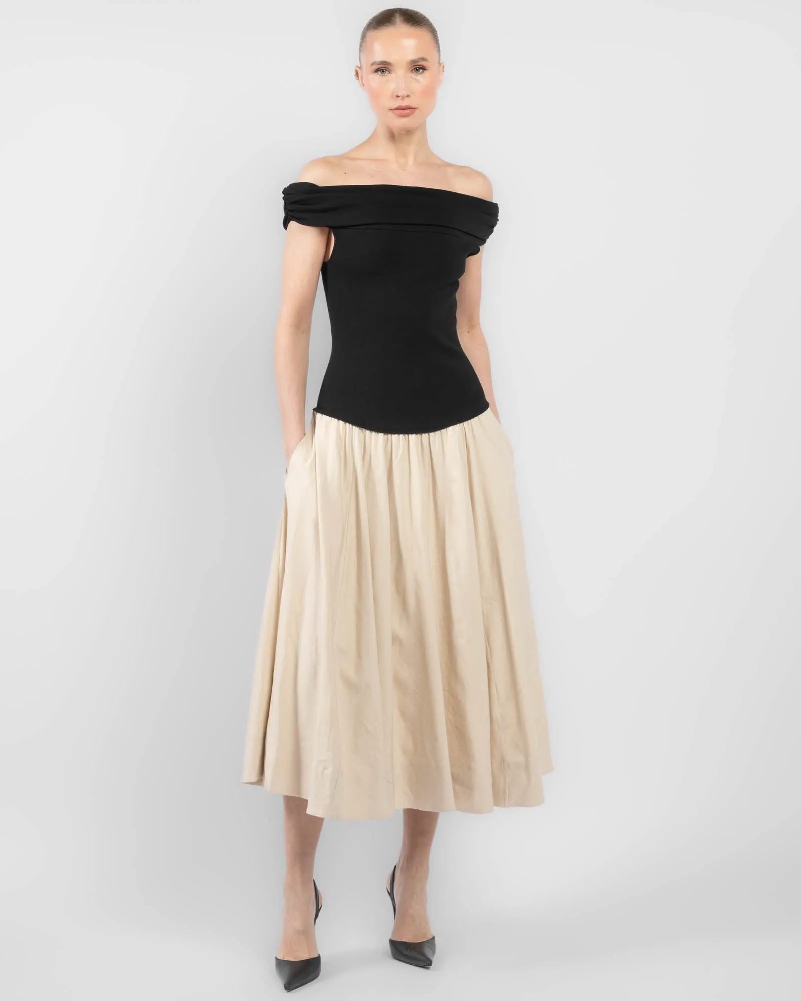 Adaline Off-The-Shoulder Dress sold by TNT Fashion product image thumbnail 3