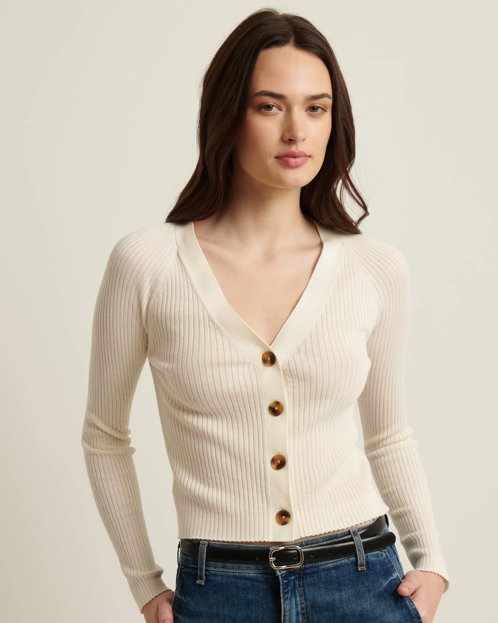 Cotton Cupro Cardigan sold by TNT Fashion