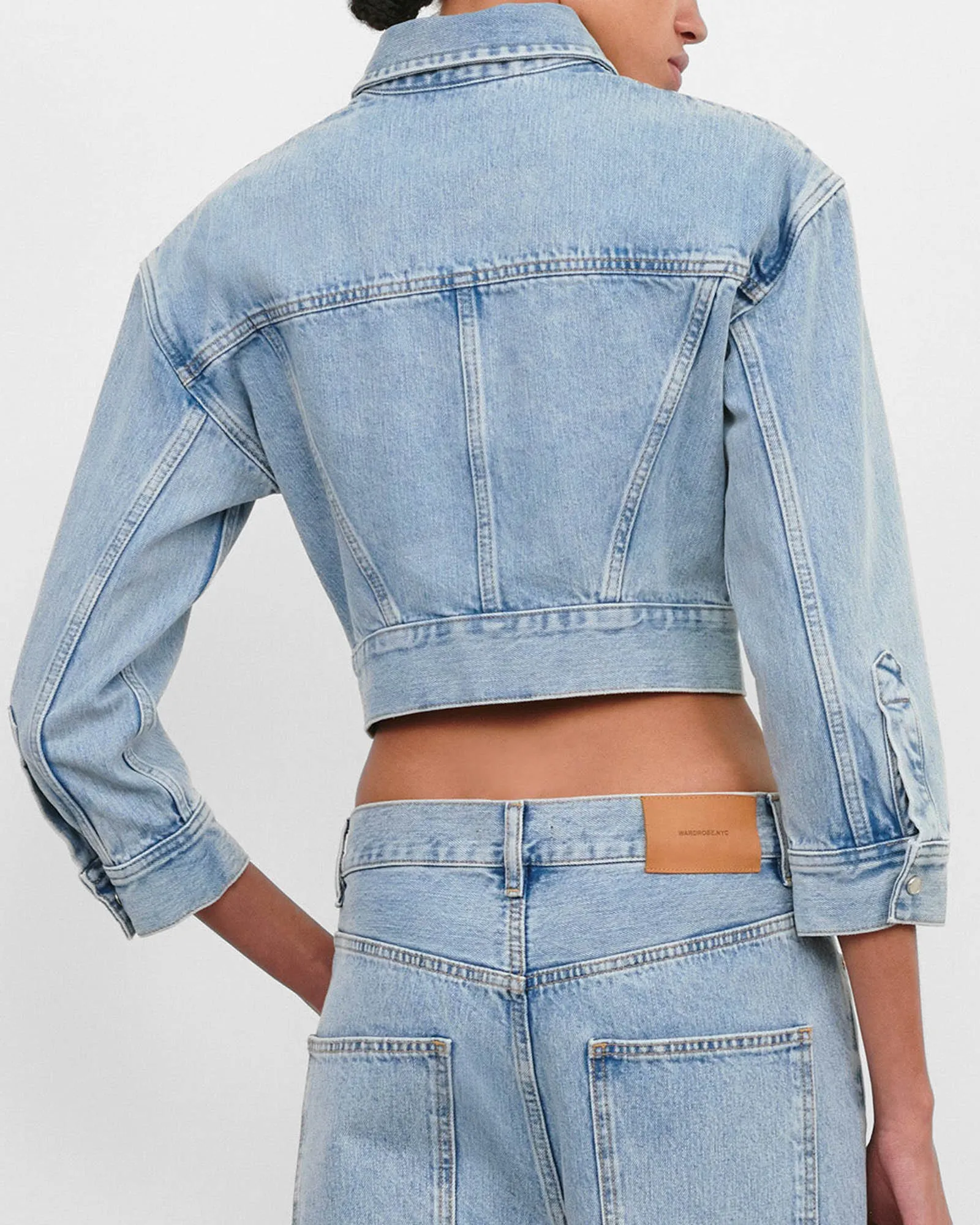 Denim Crop Jacket sold by TNT Fashion product image thumbnail 3
