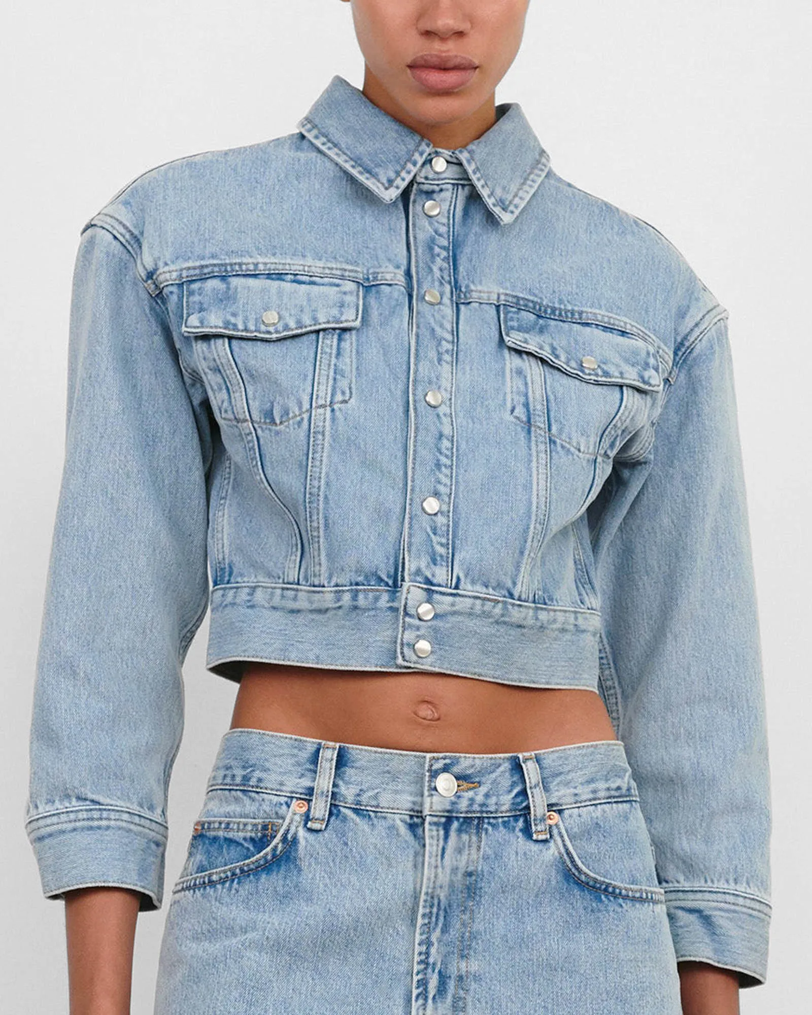 Denim Crop Jacket sold by TNT Fashion