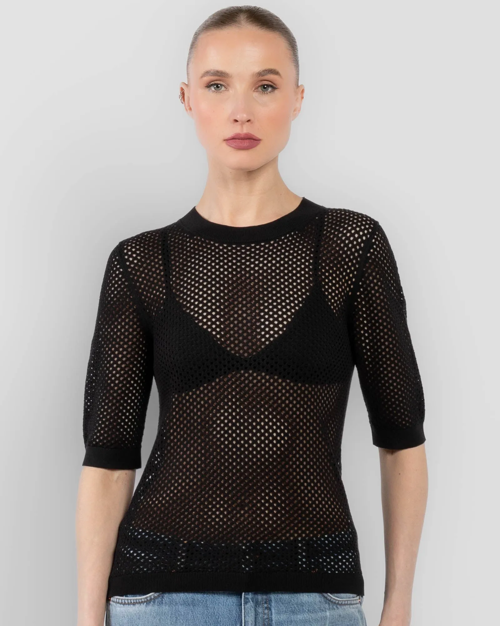 Mesh Sweater sold by TNT Fashion