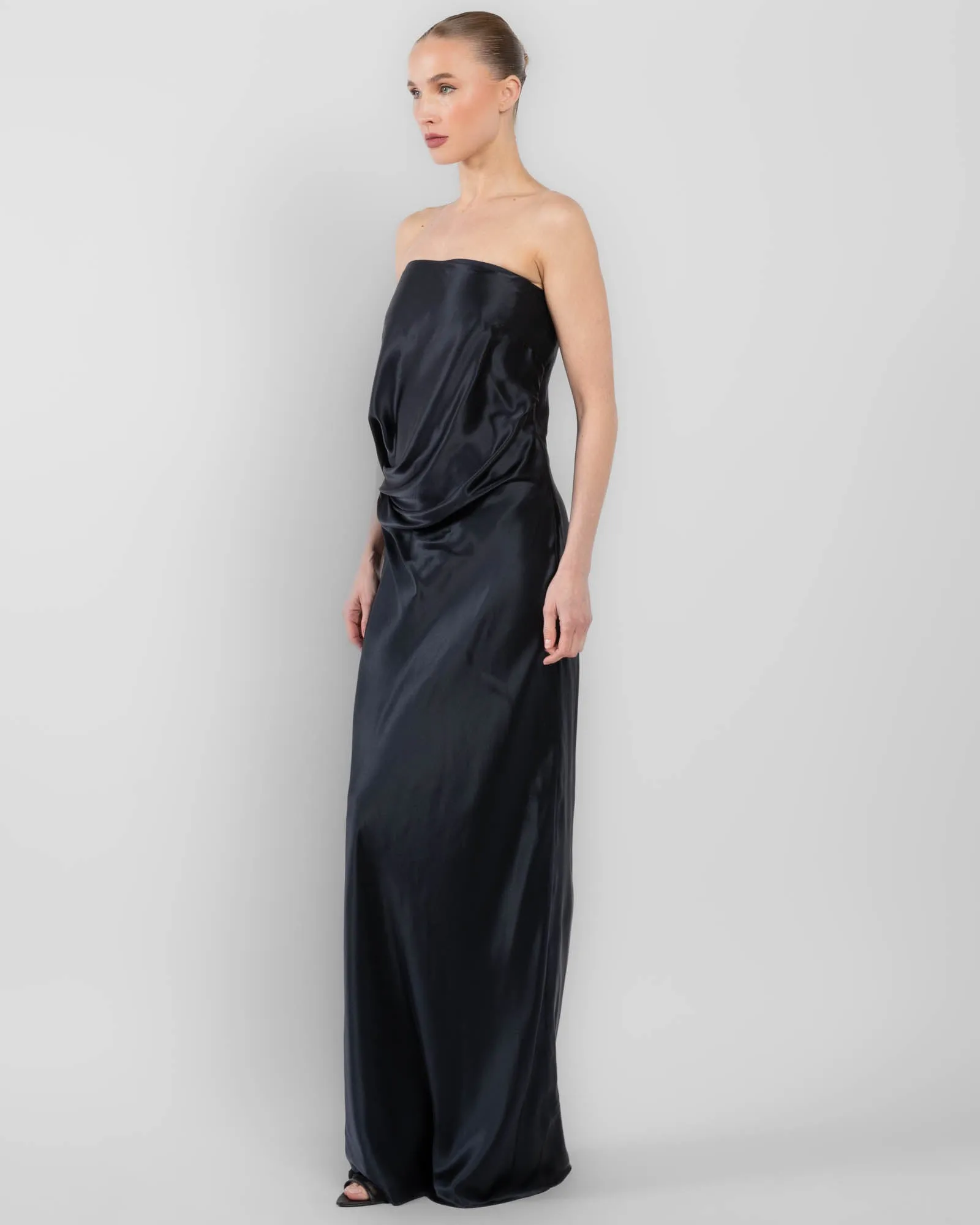 Draped Strapless Gown sold by TNT Fashion product image thumbnail 4