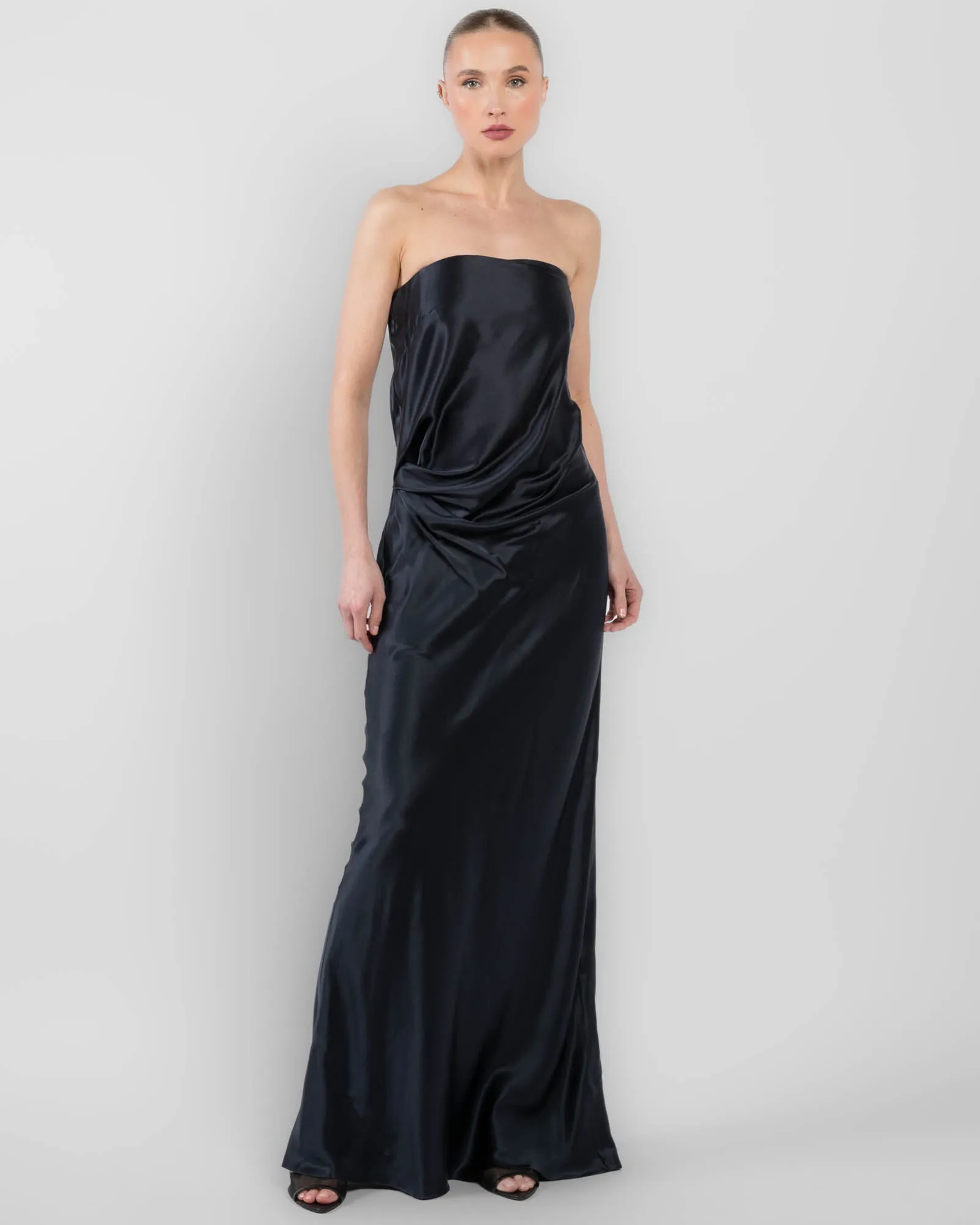 Draped Strapless Gown sold by TNT Fashion product image thumbnail 3