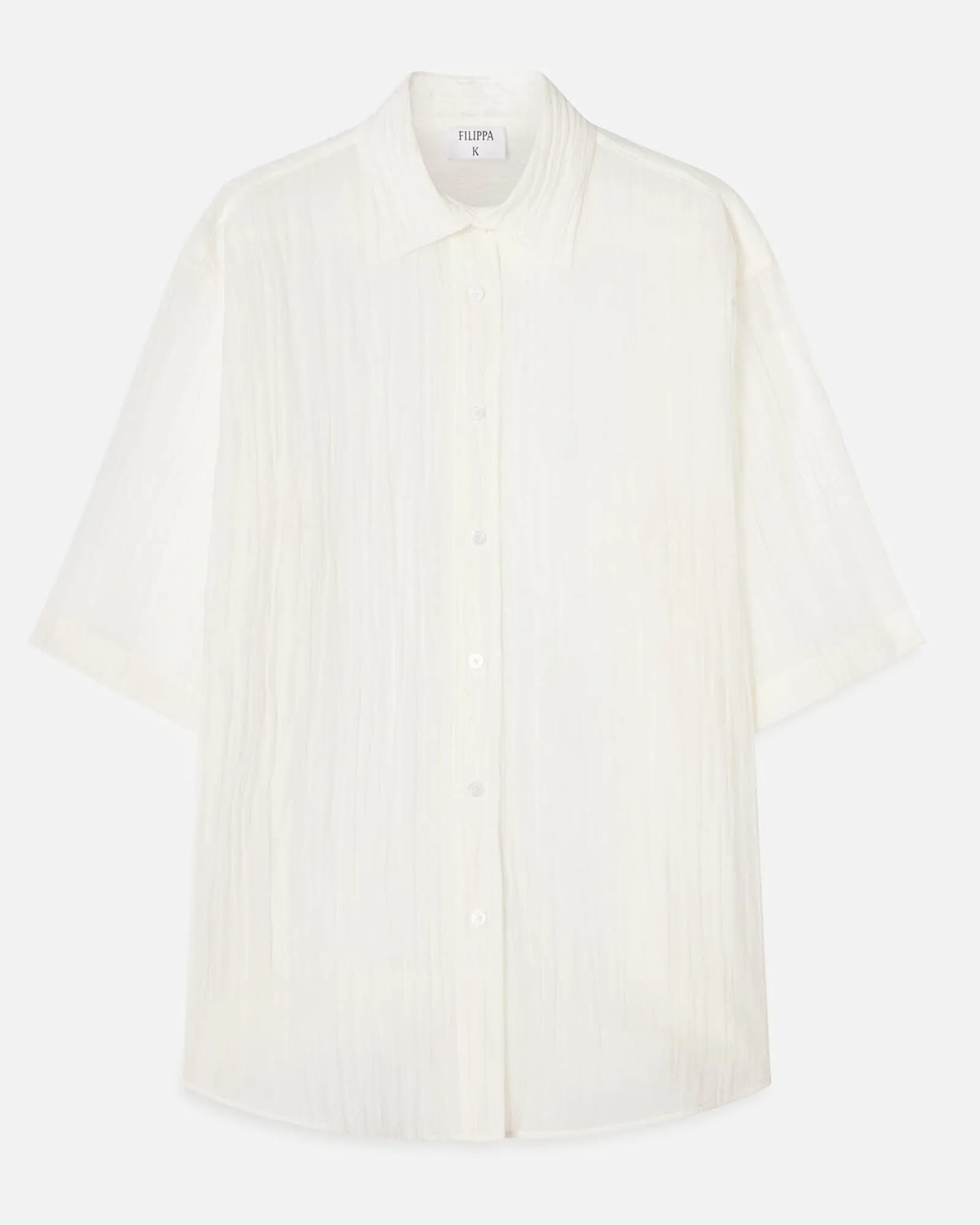 Short Sleeve Crinkle Shirt sold by TNT Fashion product image thumbnail 5