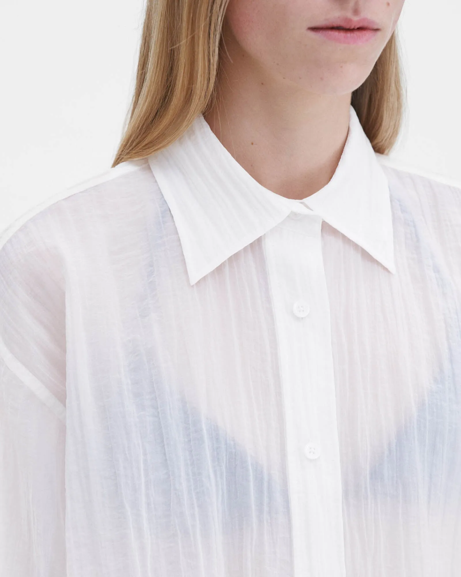 Short Sleeve Crinkle Shirt sold by TNT Fashion product image thumbnail 4