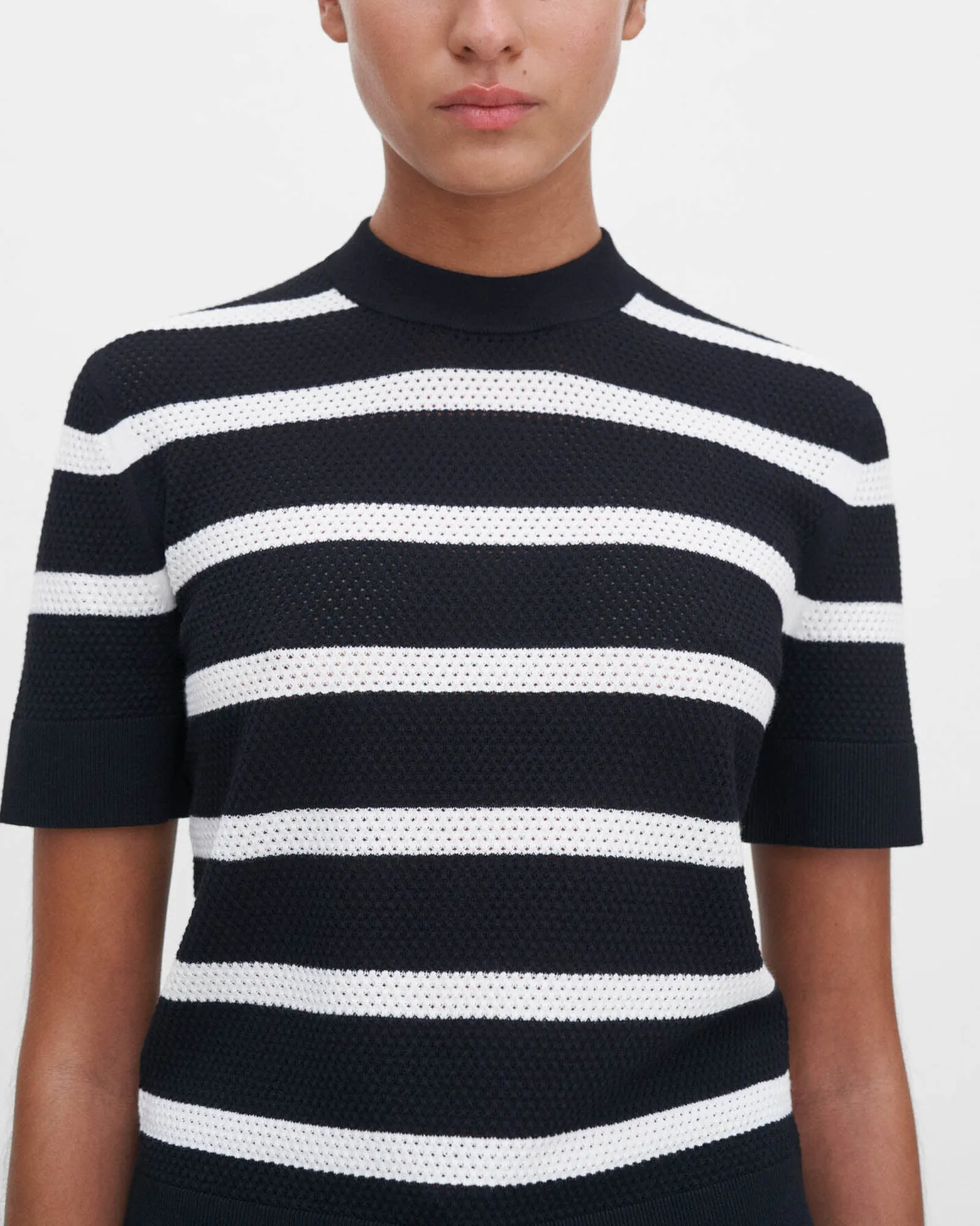 Stripe Mesh Tee sold by TNT Fashion product image thumbnail 4