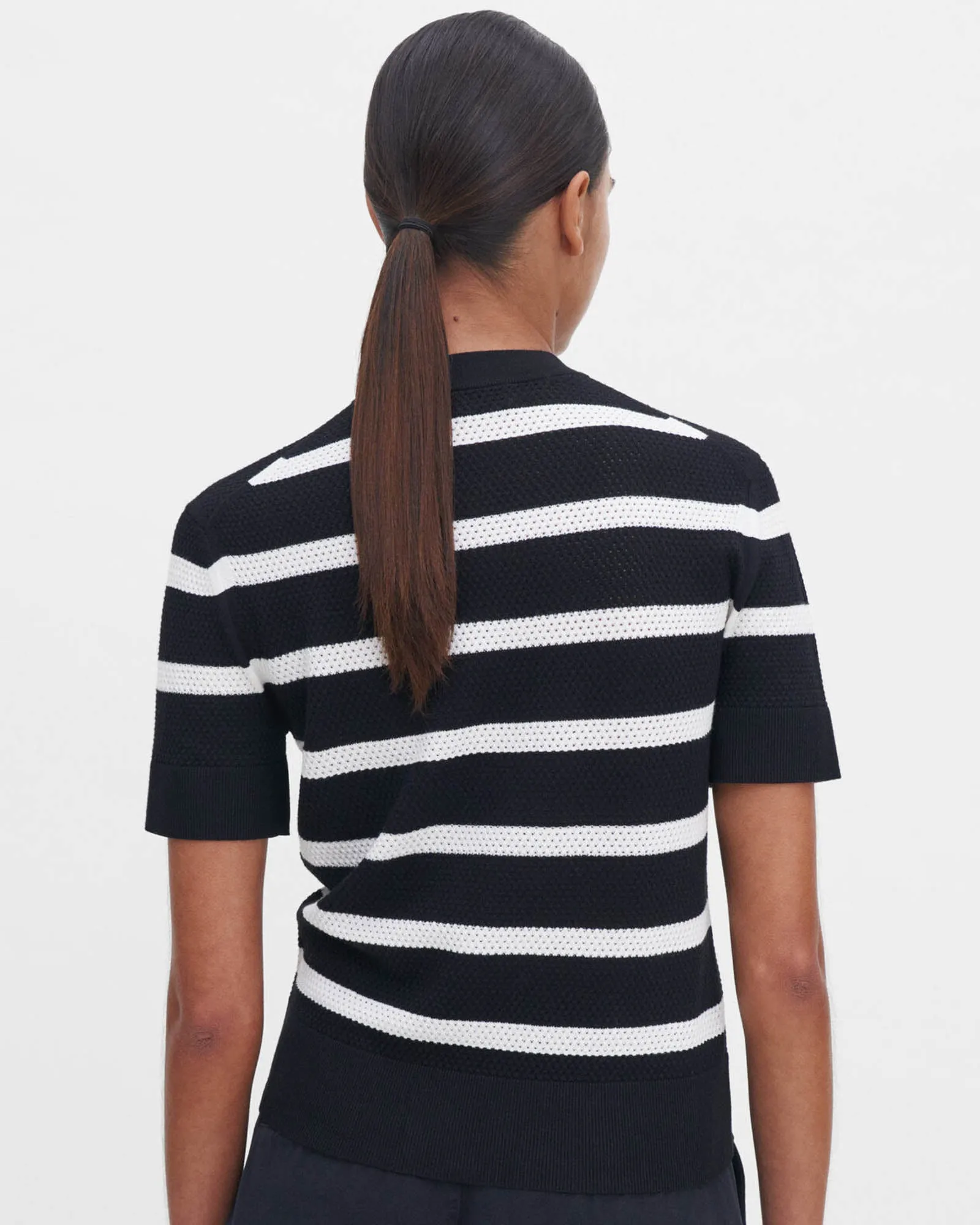 Stripe Mesh Tee sold by TNT Fashion product image thumbnail 3
