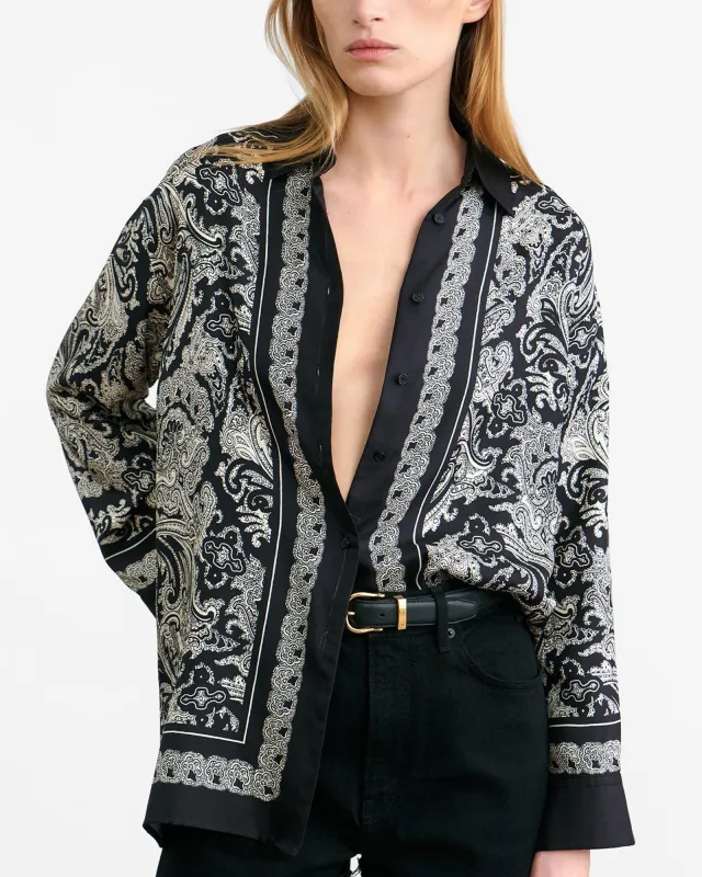 Alfie Print Shirt made by Nili Lotan